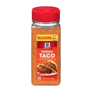 McCormick Taco Seasoning Mix, Original, No Artificial Flavors, No MSG Added, Mild Heat and Classic Flavor the Whole Family Will Love, 8.5 oz