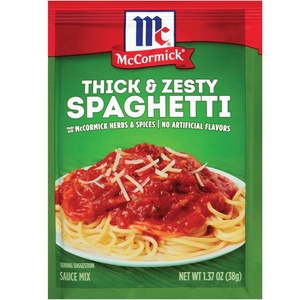 McCormick Thick & Zesty Spaghetti Sauce Mix, 1.37 oz(Pepper)