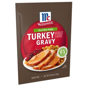 McCormick Turkey Gravy Mix (Gluten Free), 0.88 oz (Pack of 12)(Turkey)