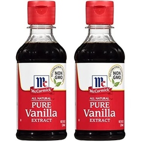 McCormick Vanilla Extract, Pure, No Corn Syrup, Gluten Free, Kosher, Rich, Sweet Flavor and Aroma for Baking and Savory Dishes, 8 fl oz(8 Fl Oz (Pack of 2))