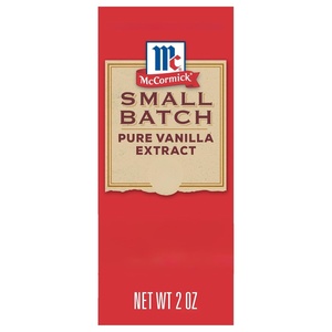 McCormick Vanilla Extract, Pure, Small Batch, No Corn Syrup, Gluten Free, Kosher, Bold, Made From Beans Harvested in Madagascar, Extracted in Small Batches for Big Flavor, 2 fl oz