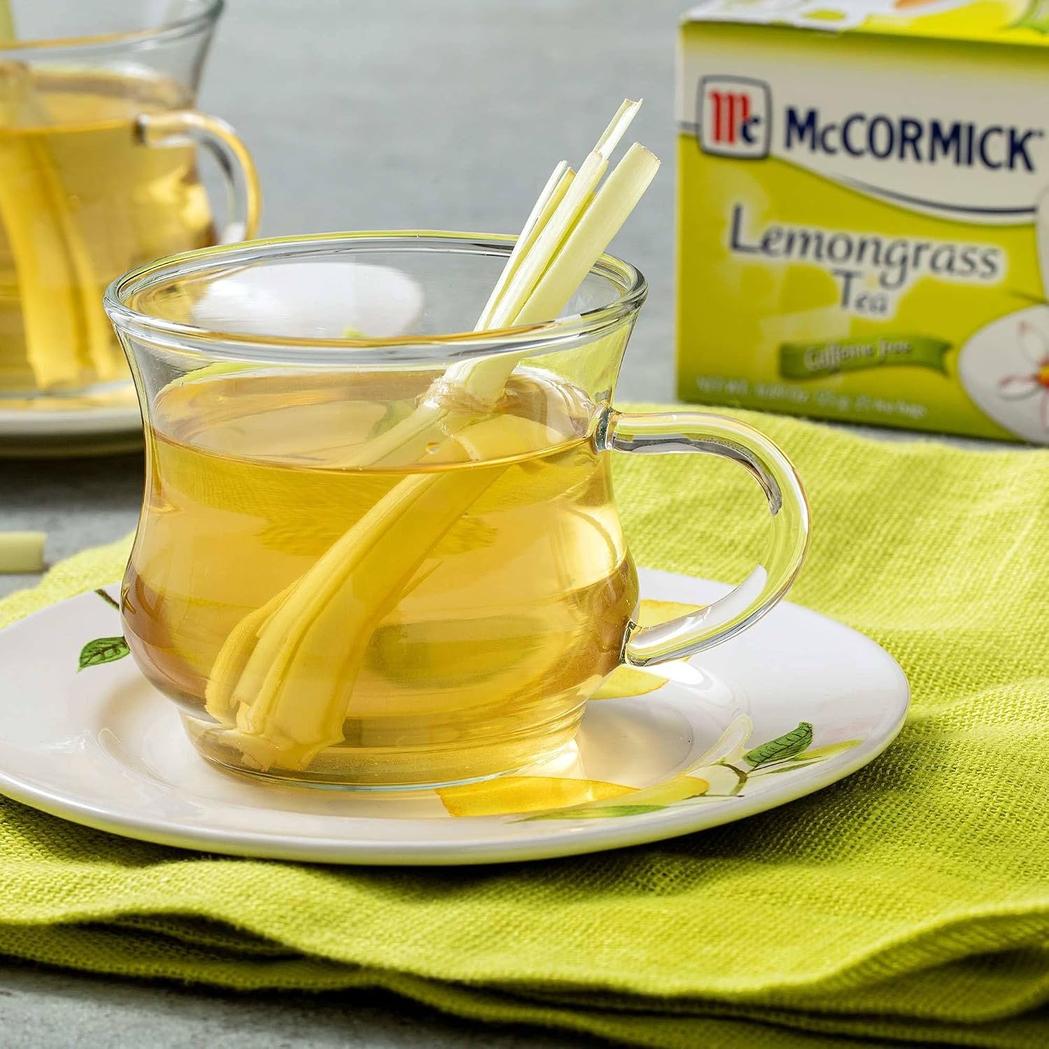 image:imageMcCormick 25 Count Caffeine Free Lemongrass Tea Bags 089 oz Pack of 6089 Ounce Pack of 1