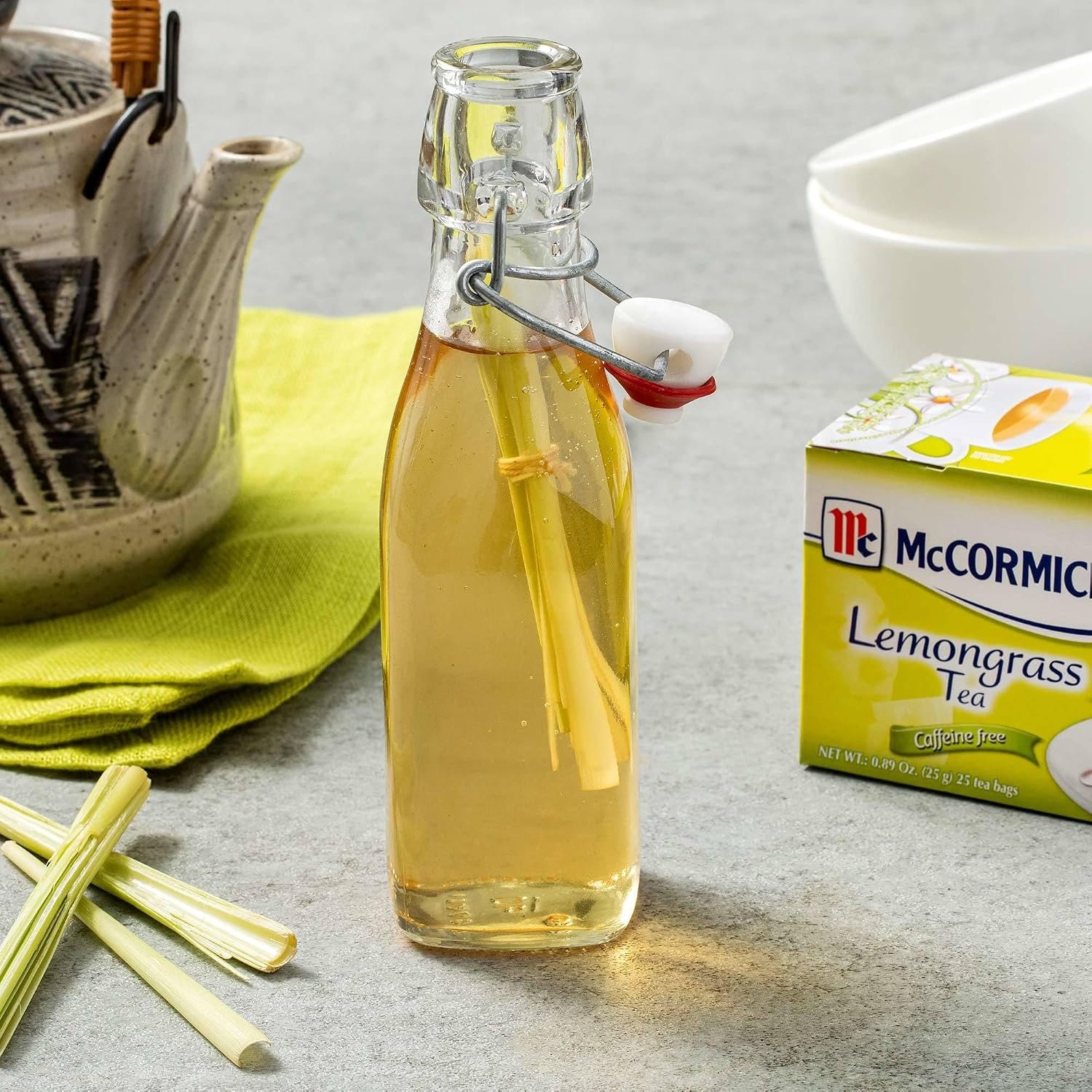 image:imageMcCormick 25 Count Caffeine Free Lemongrass Tea Bags 089 oz Pack of 6089 Ounce Pack of 1