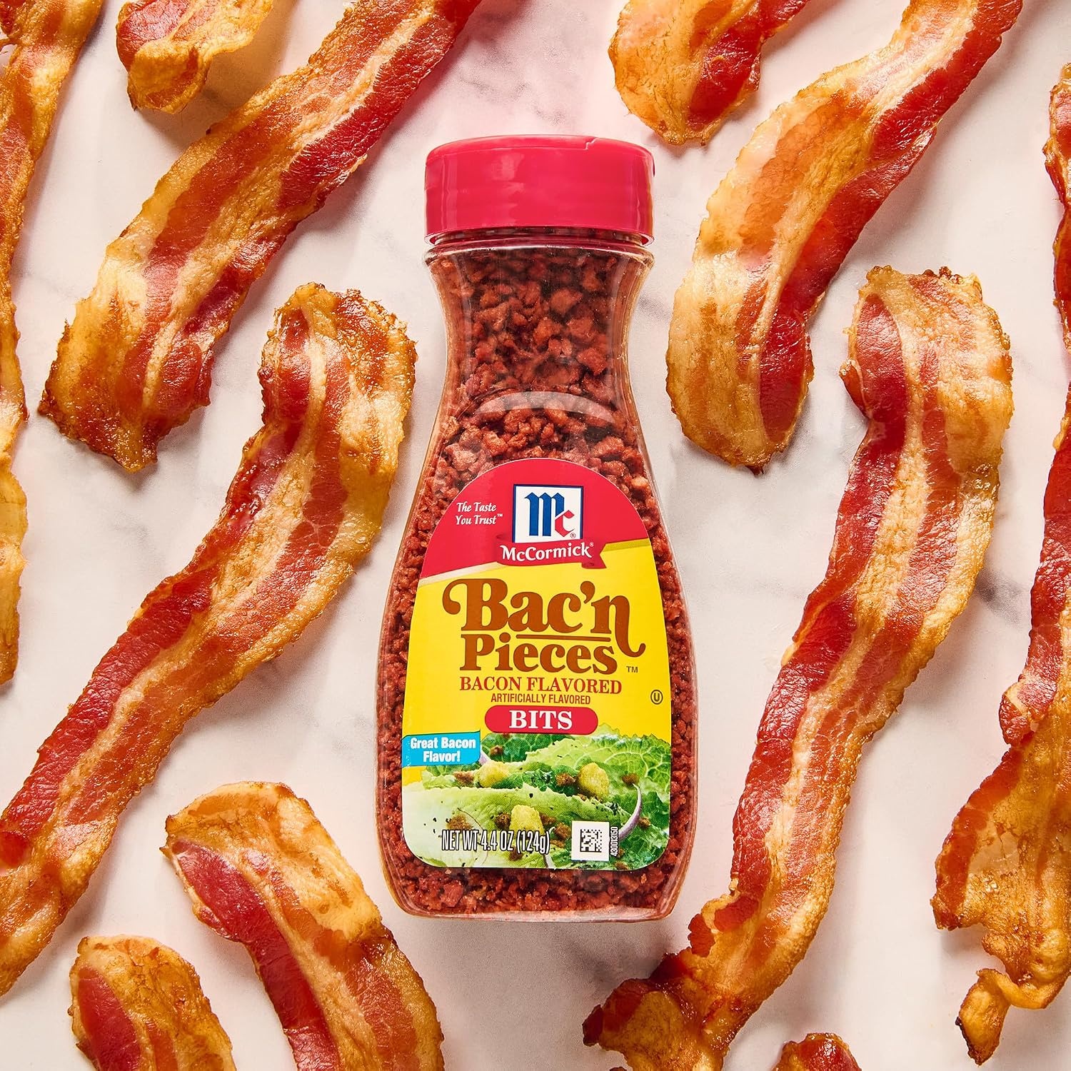 image:imageMcCormick Bacn Pieces Bacon Flavored Bits 44 oz Pack of 6