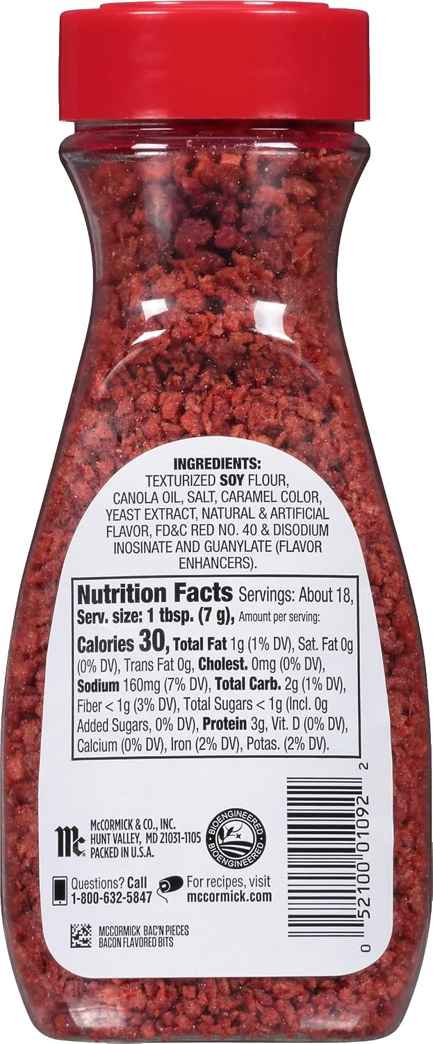 image:imageMcCormick Bacn Pieces Bacon Flavored Bits 44 oz Pack of 6