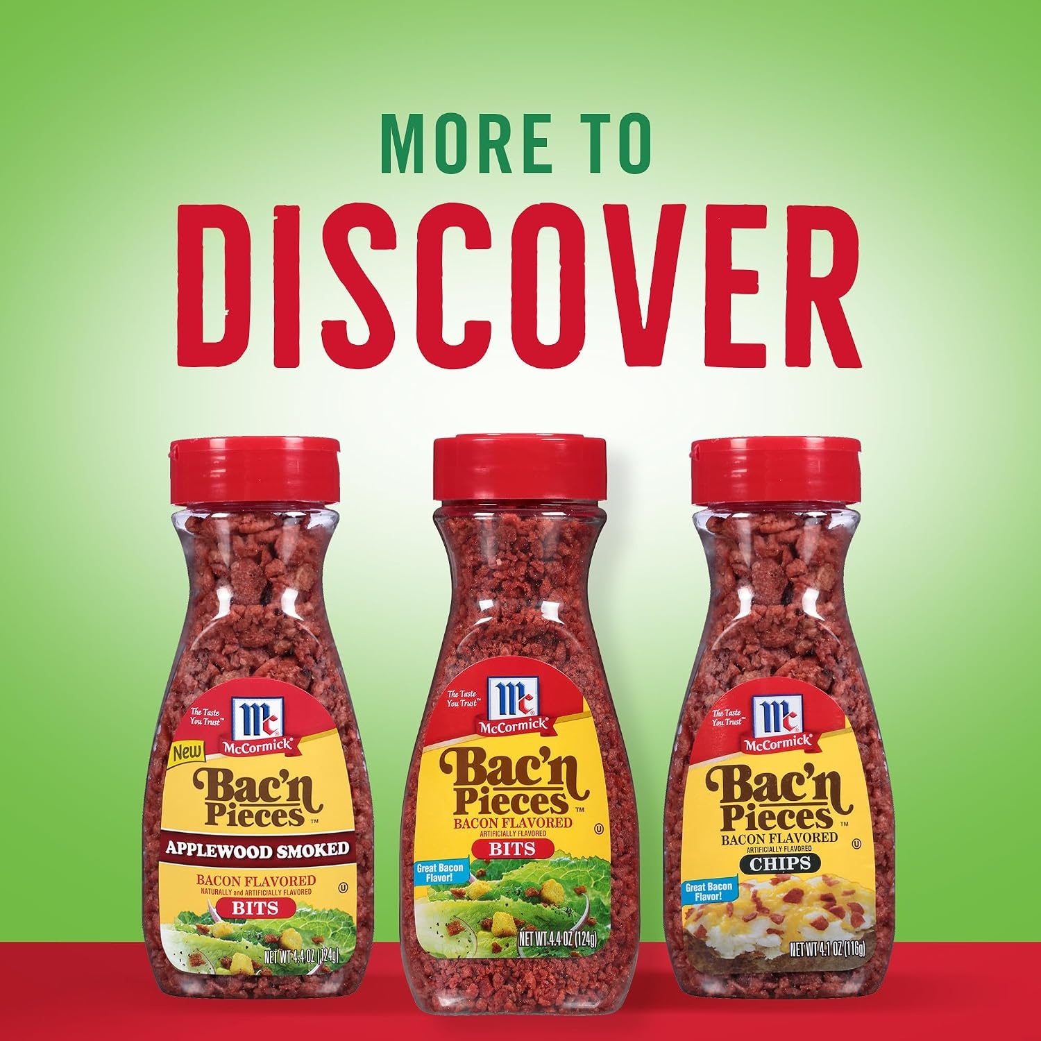 image:imageMcCormick Bacn Pieces Bacon Flavored Bits 44 oz Pack of 6