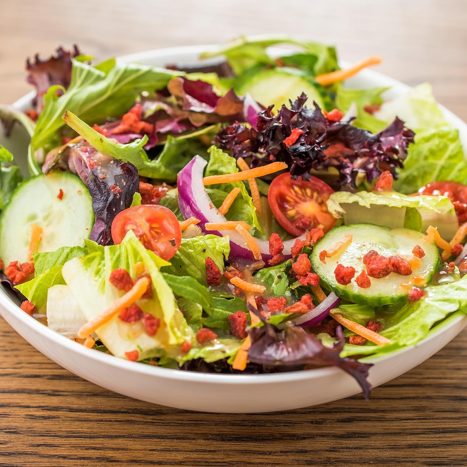 image:imageMcCormick Bacon Bits Artificially Flavored Vegan and Vegetarian Friendly Alternative to Bacon Shake on Salads Pizza and More for Meaty Flavor and Crunch 44 ozBits
