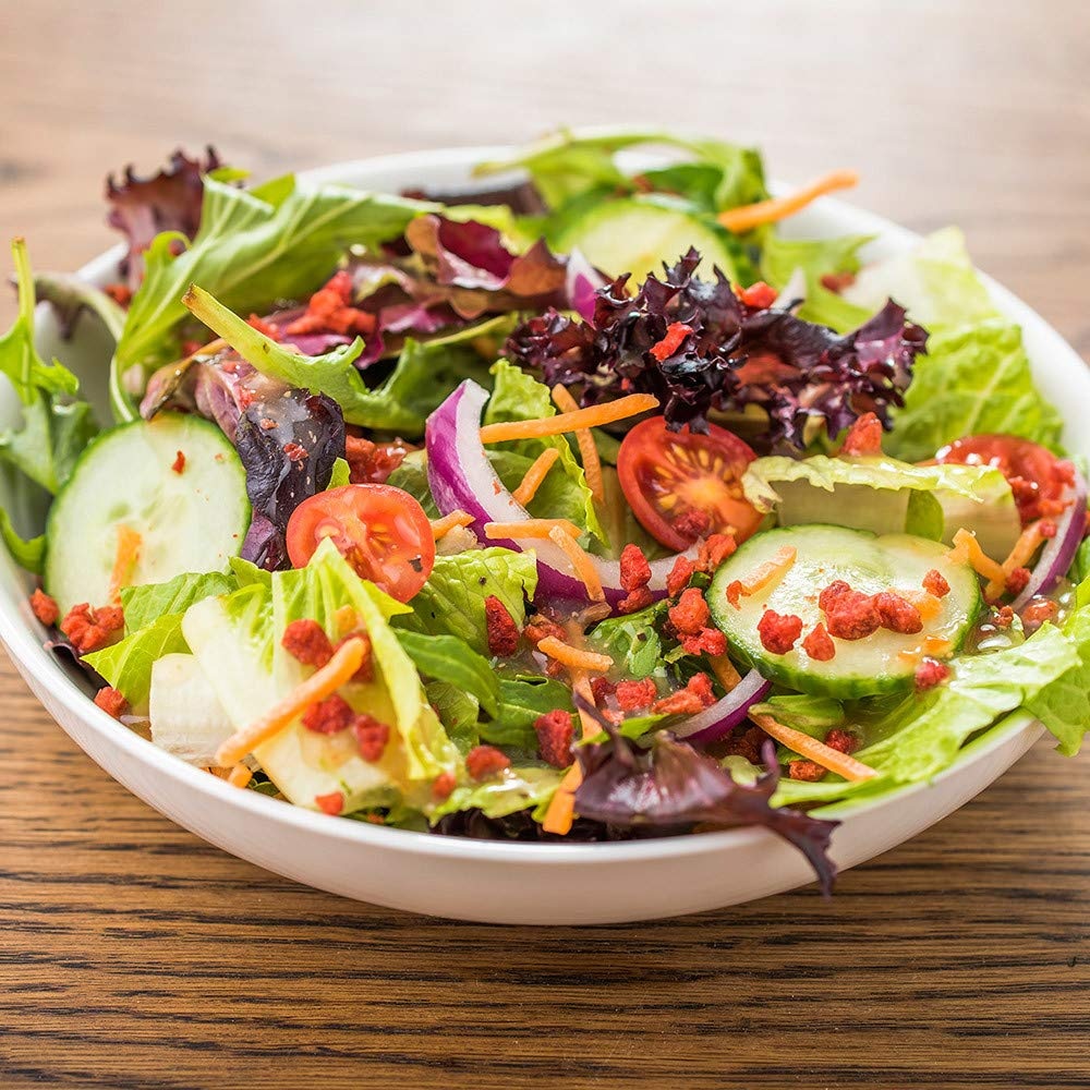 image:imageMcCormick Bacon Bits Artificially Flavored Vegan and Vegetarian Friendly Alternative to Bacon Shake on Salads Pizza and More for Meaty Flavor and Crunch 44 ozBits