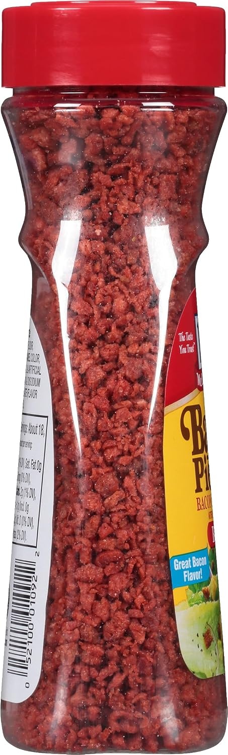 image:imageMcCormick Bacon Bits Artificially Flavored Vegan and Vegetarian Friendly Alternative to Bacon Shake on Salads Pizza and More for Meaty Flavor and Crunch 44 ozBits