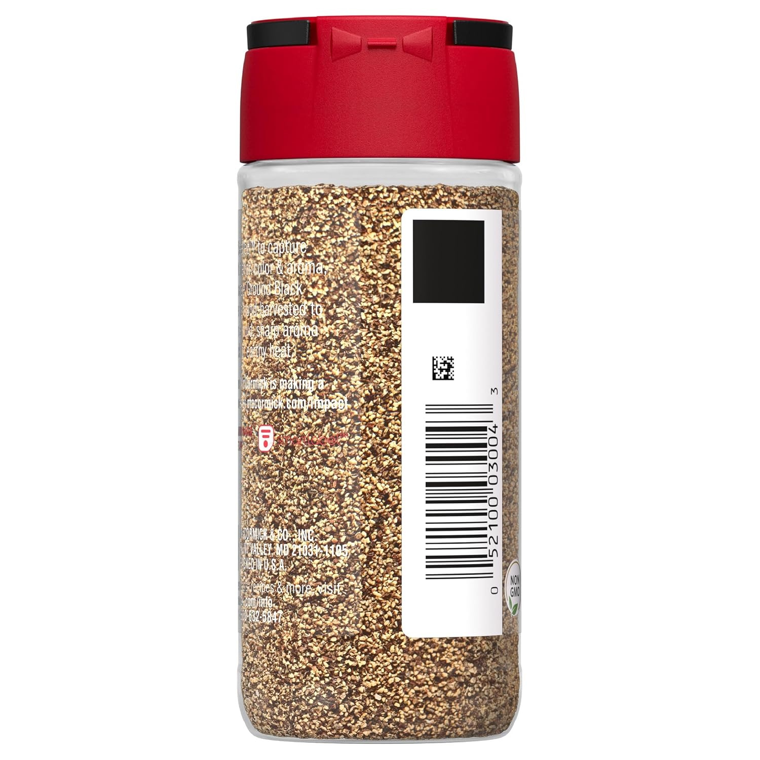 image:imageMcCormick Black Pepper Coarse Ground Non GMO HandHarvested Enjoy Distinctive Pepper Flavor While Cooking amp Tableside 312 oz15 Ounce Pack of 1