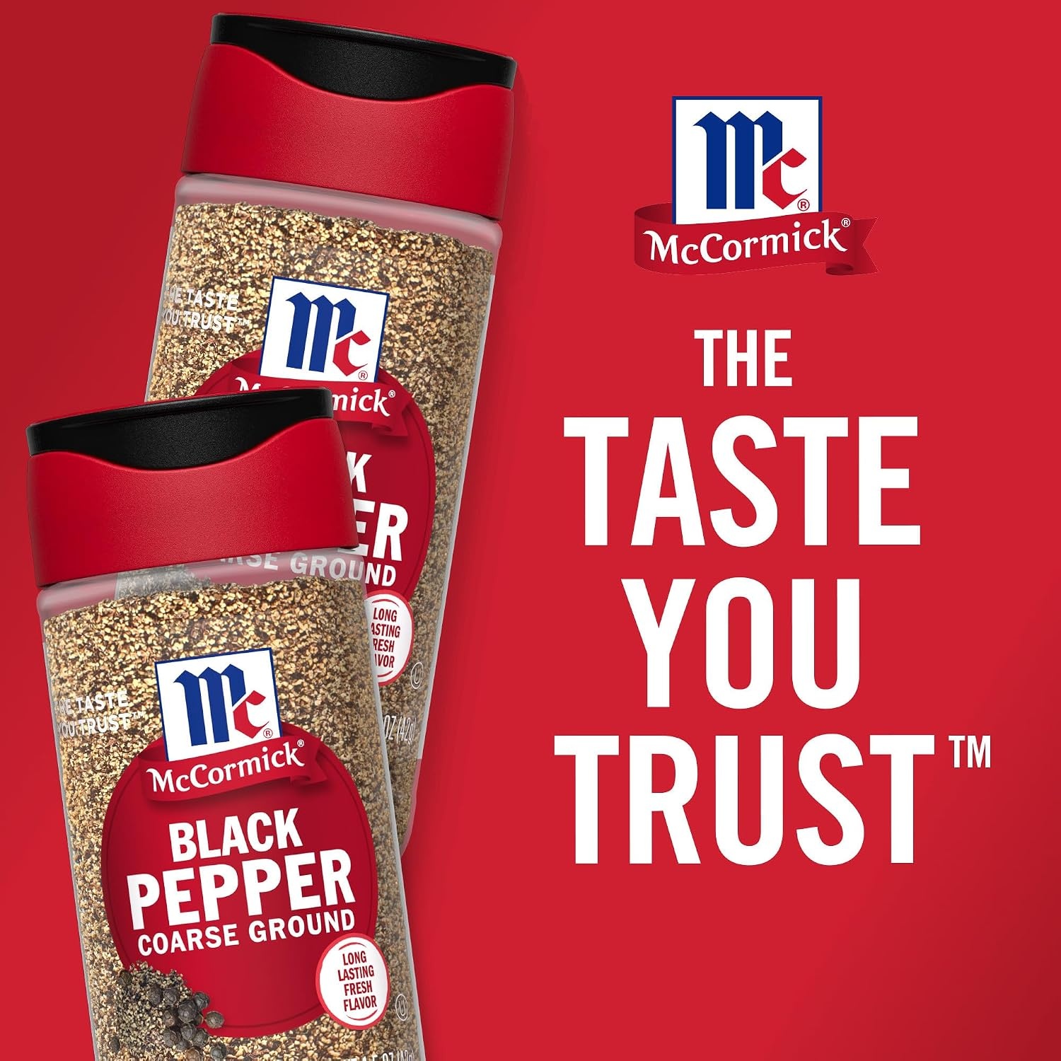 image:imageMcCormick Black Pepper Coarse Ground Non GMO HandHarvested Enjoy Distinctive Pepper Flavor While Cooking amp Tableside 312 oz15 Ounce Pack of 1