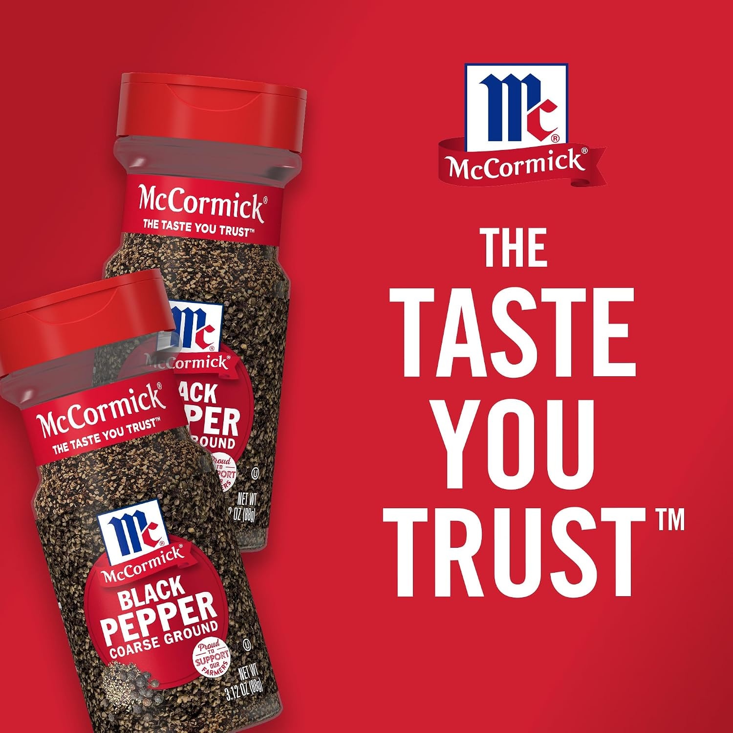 image:imageMcCormick Black Pepper Coarse Ground Non GMO HandHarvested Enjoy Distinctive Pepper Flavor While Cooking amp Tableside 312 oz312 Ounce Pack of 1