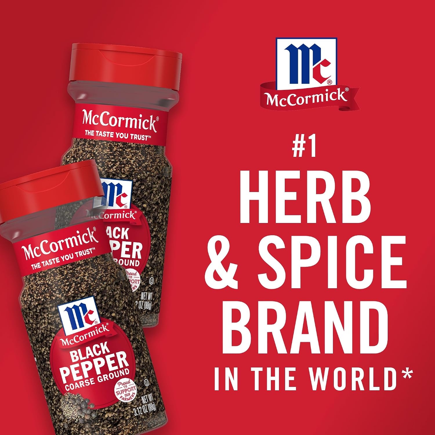 image:imageMcCormick Black Pepper Coarse Ground Non GMO HandHarvested Enjoy Distinctive Pepper Flavor While Cooking amp Tableside 312 oz312 Ounce Pack of 1