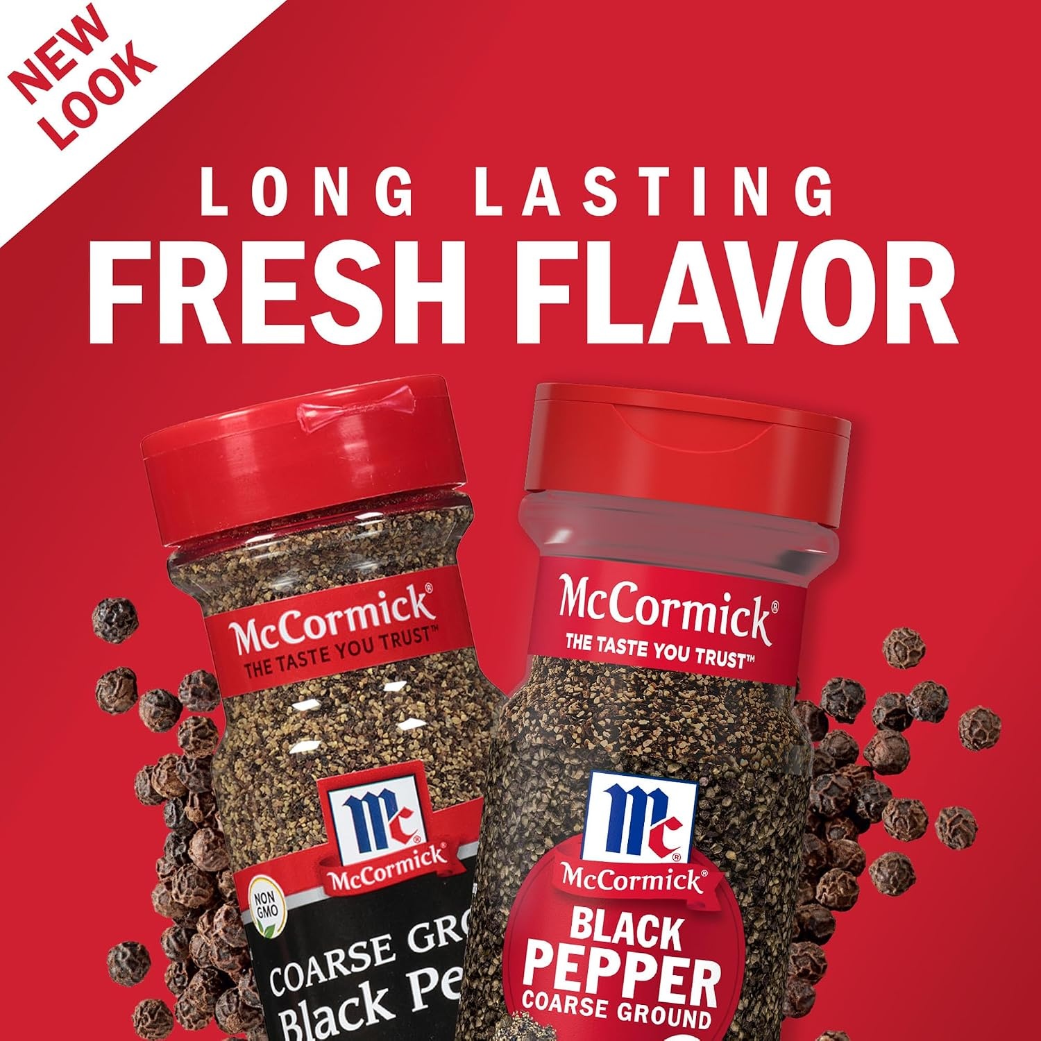image:imageMcCormick Black Pepper Coarse Ground Non GMO HandHarvested Enjoy Distinctive Pepper Flavor While Cooking amp Tableside 312 oz312 Ounce Pack of 1