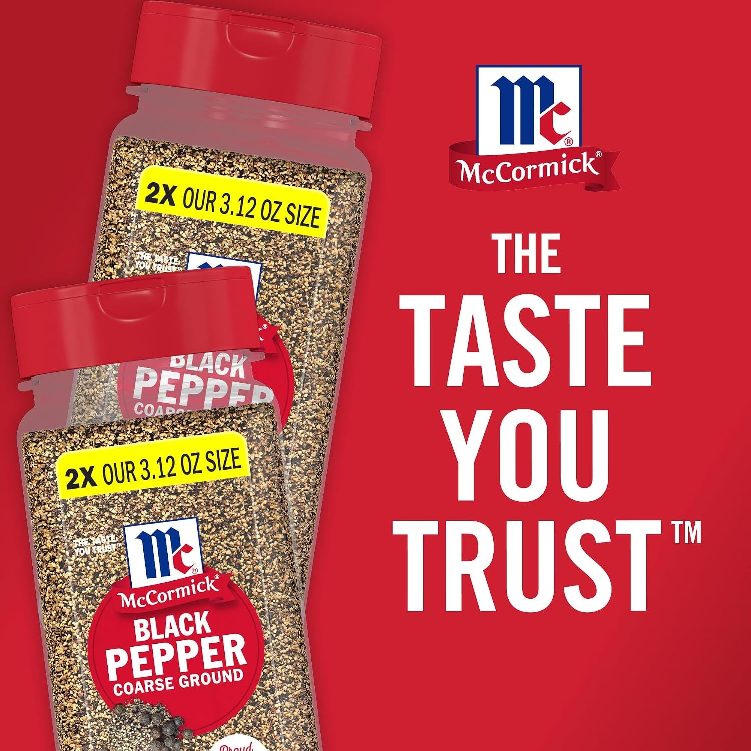 image:imageMcCormick Black Pepper Coarse Ground Non GMO HandHarvested Enjoy Distinctive Pepper Flavor While Cooking amp Tableside 312 oz65 Ounce Pack of 1