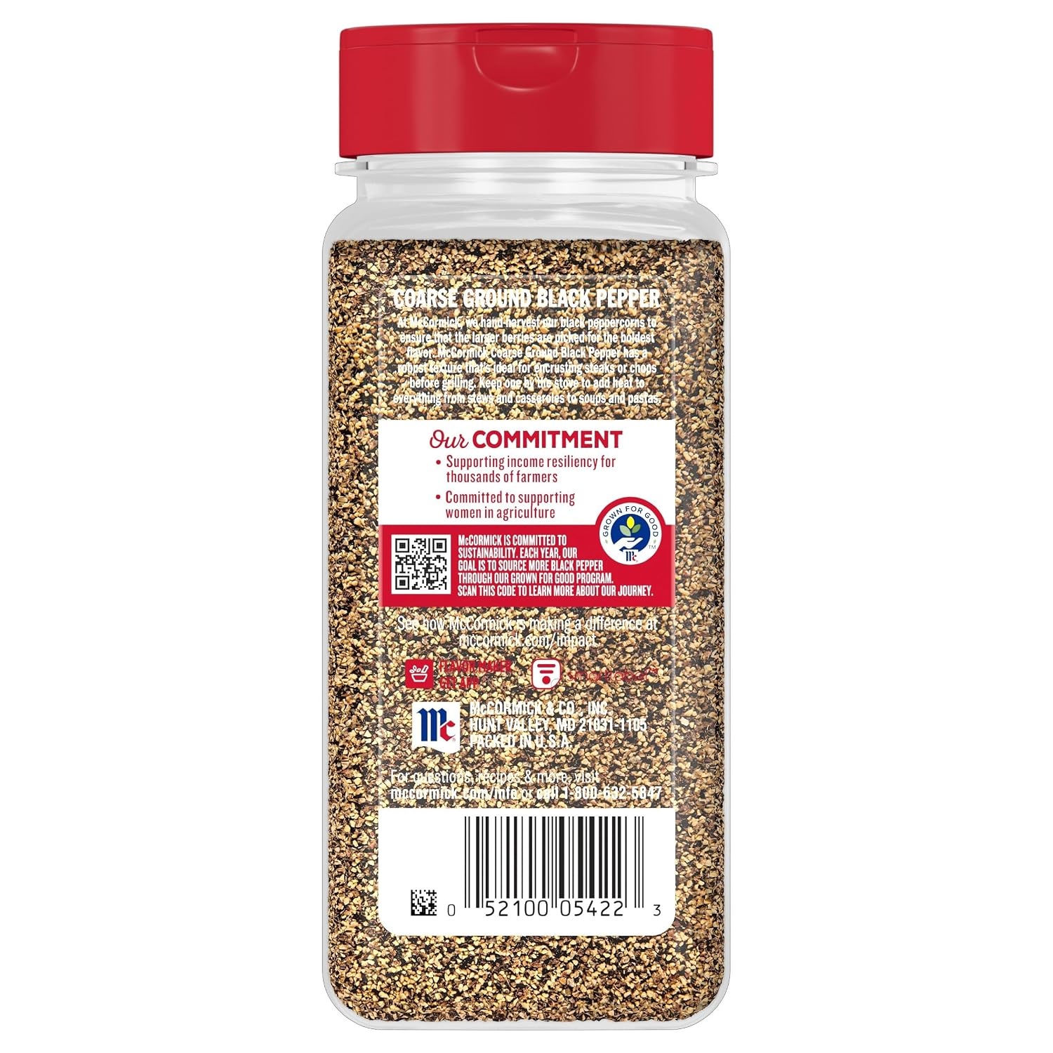 image:imageMcCormick Black Pepper Coarse Ground Non GMO HandHarvested Enjoy Distinctive Pepper Flavor While Cooking amp Tableside 312 oz65 Ounce Pack of 1