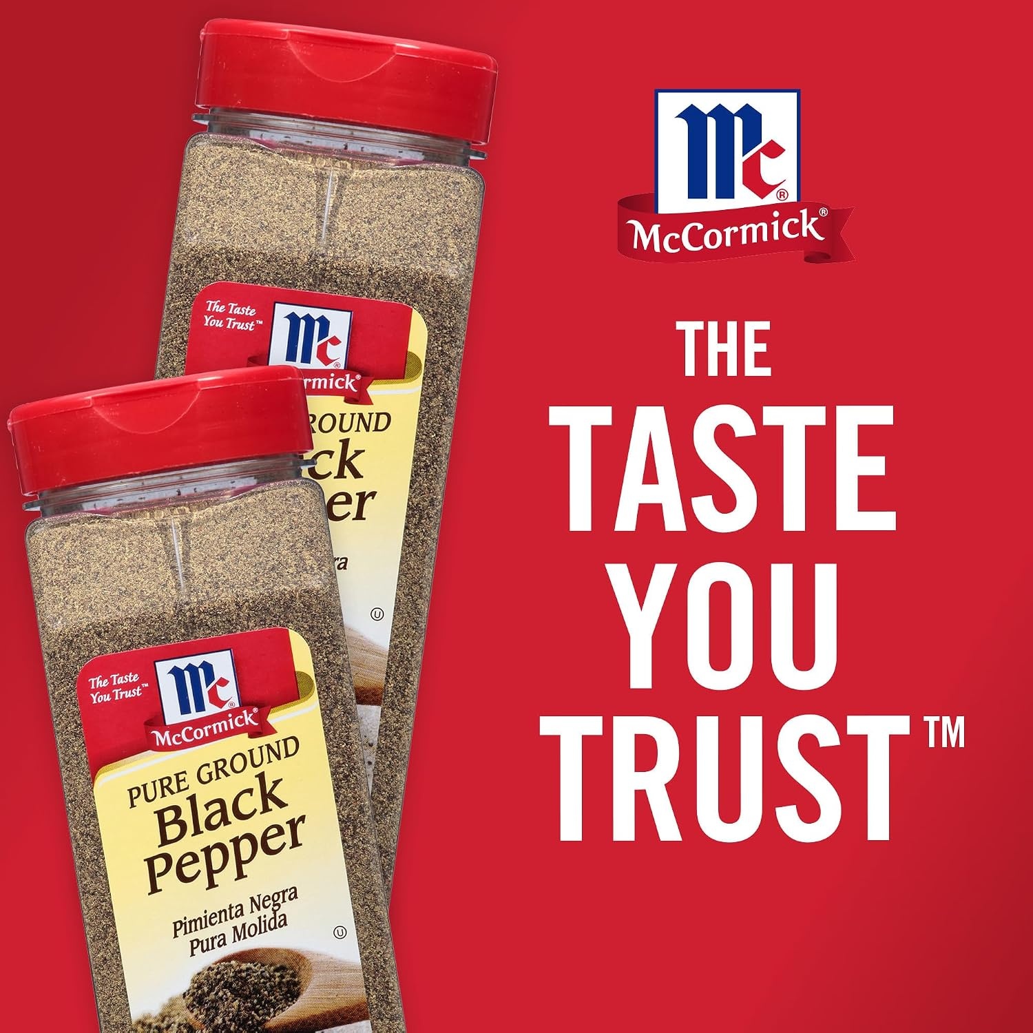 image:imageMcCormick Black Pepper Pure Ground Non GMO HandHarvested Enjoy Distinctive Pepper Flavor While Cooking amp Tableside 16 oz16 Ounce Pack of 1