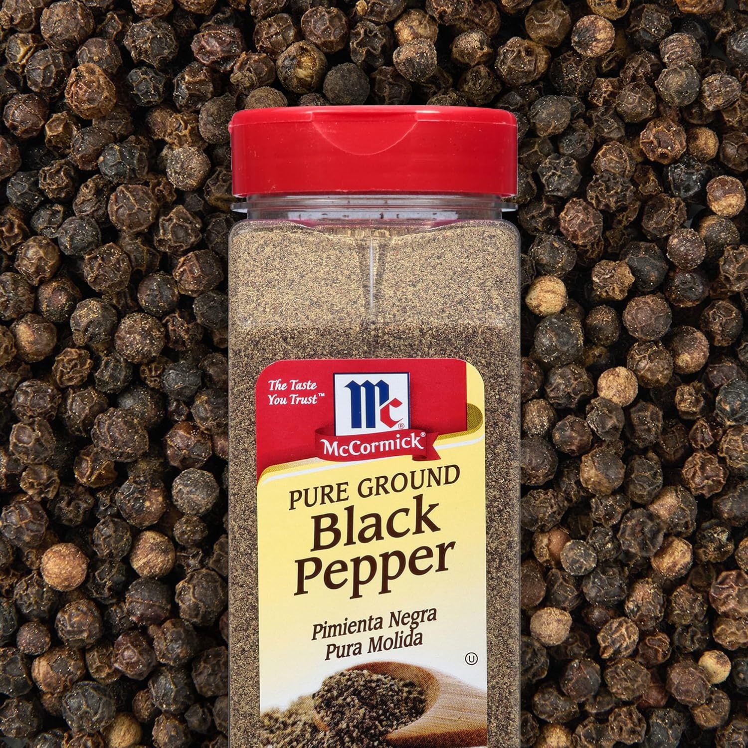 image:imageMcCormick Black Pepper Pure Ground Non GMO HandHarvested Enjoy Distinctive Pepper Flavor While Cooking amp Tableside 16 oz16 Ounce Pack of 1
