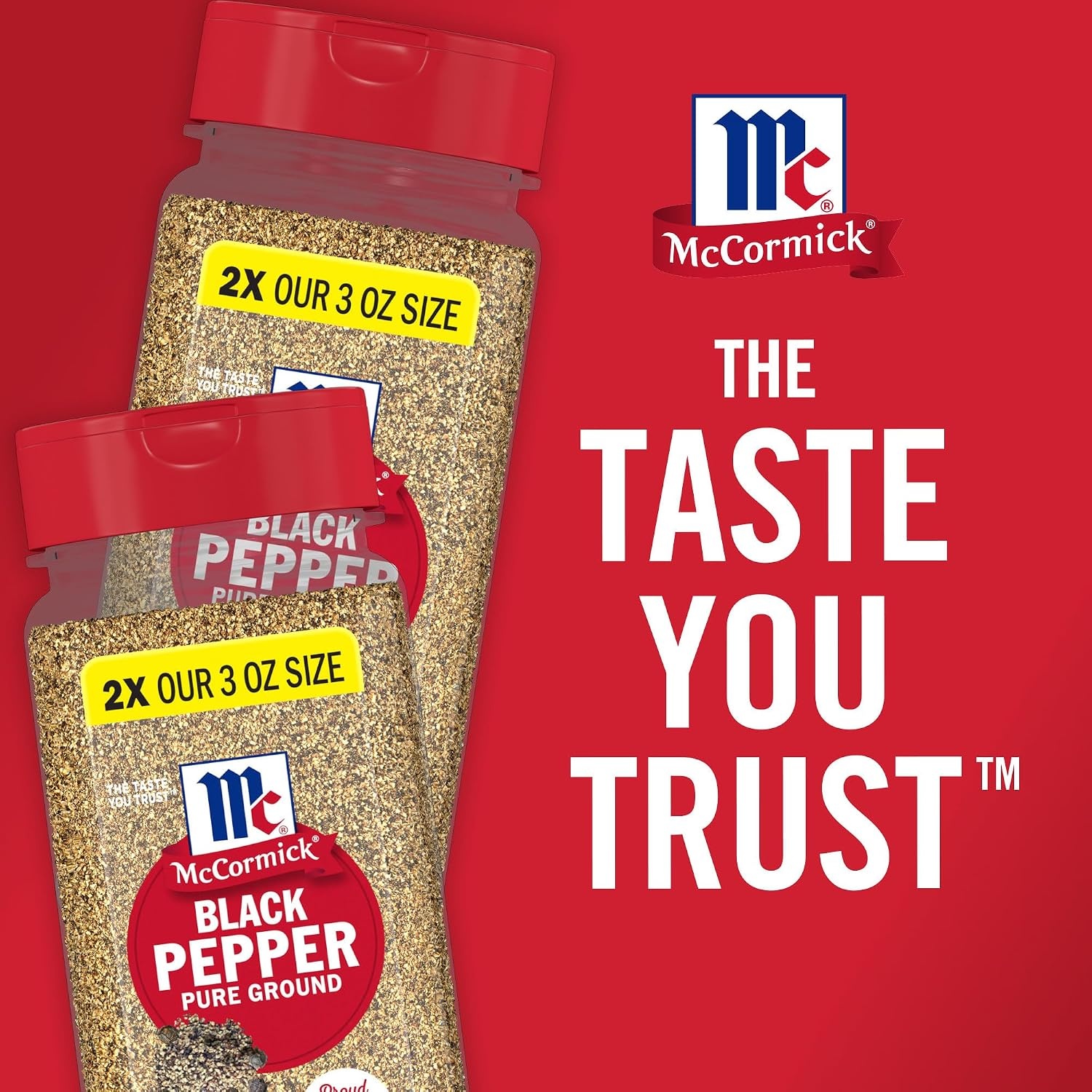 image:imageMcCormick Black Pepper Pure Ground Non GMO HandHarvested Enjoy Distinctive Pepper Flavor While Cooking amp Tableside 16 oz6 Ounce Pack of 1