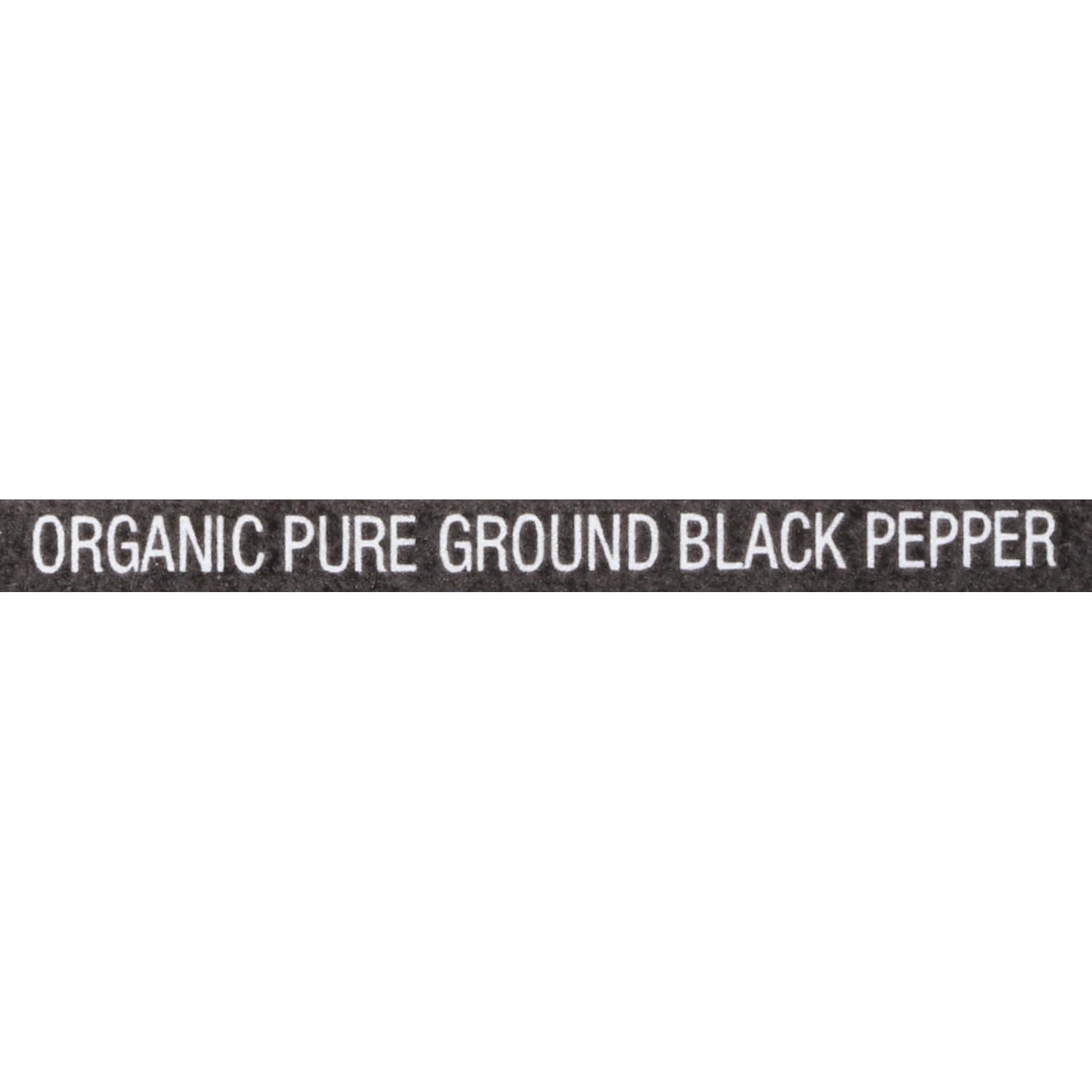 image:imageMcCormick Black Pepper Pure Ground Organic Non GMO Enjoy Distinctive Pepper Flavor While Cooking amp Tableside 12 oz12 Ounce Pack of 1