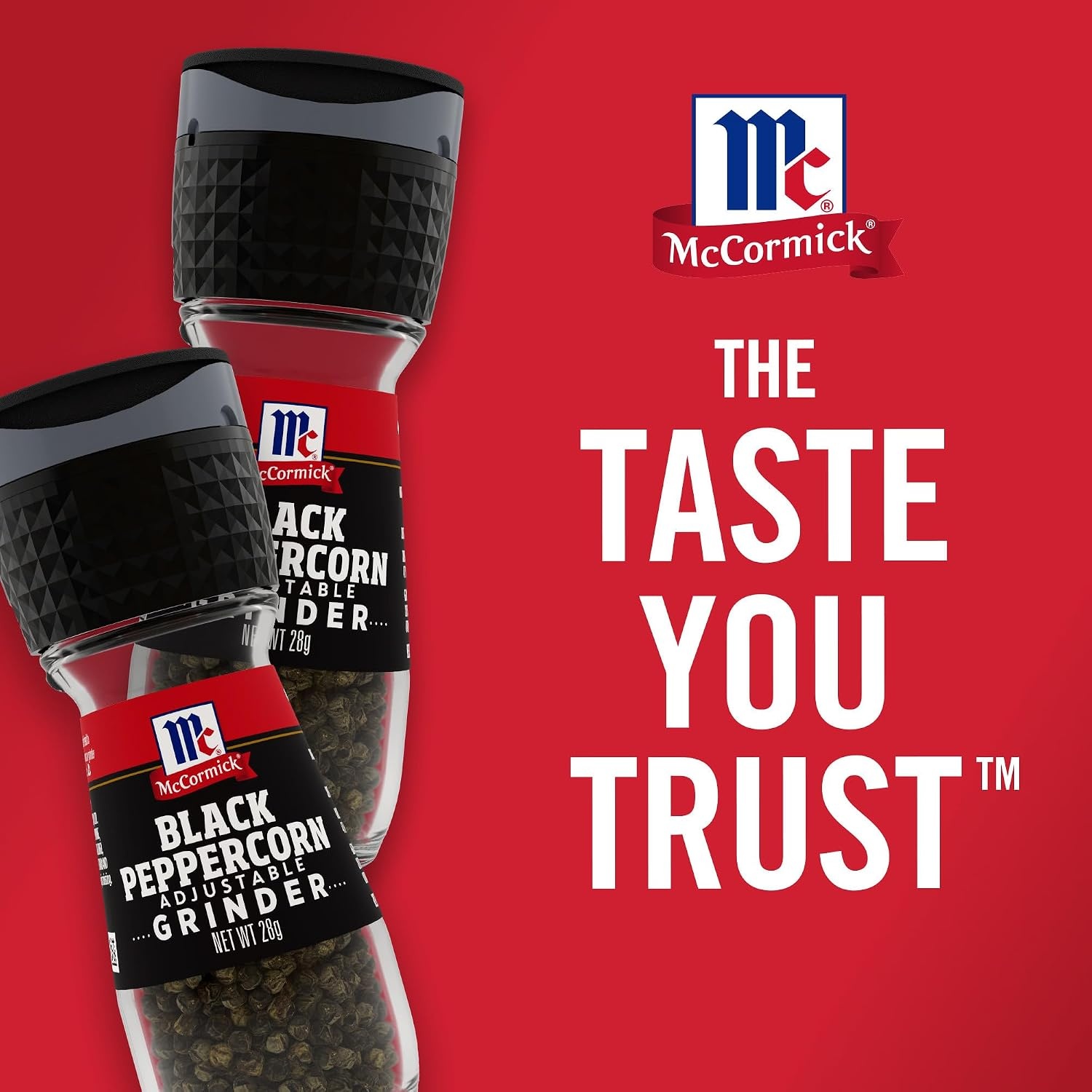 image:imageMcCormick Black Peppercorn Grinder For Freshly Ground Pepper While Cooking amp Tableside 25 oz1 Ounce Pack of 1