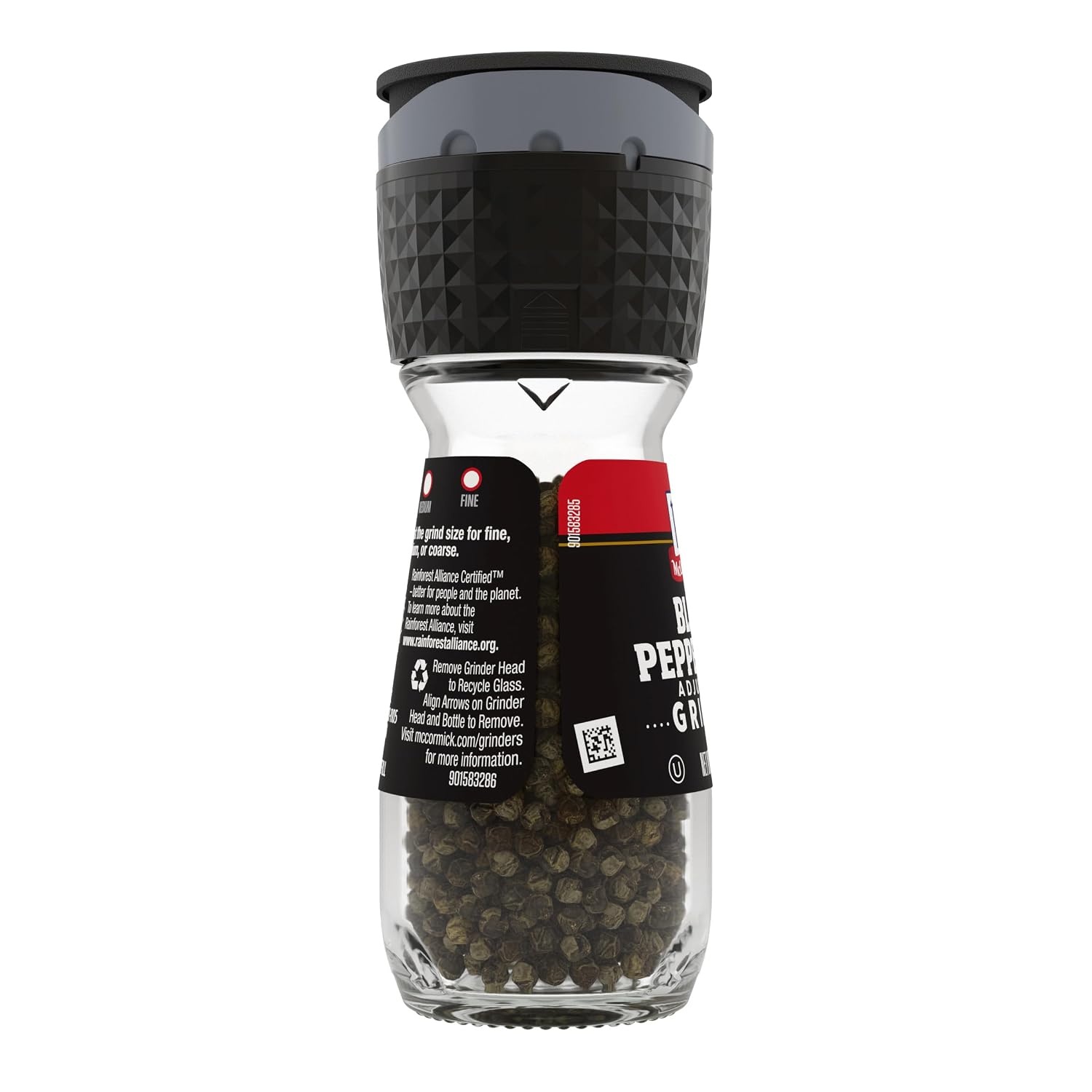 image:imageMcCormick Black Peppercorn Grinder For Freshly Ground Pepper While Cooking amp Tableside 25 oz1 Ounce Pack of 1