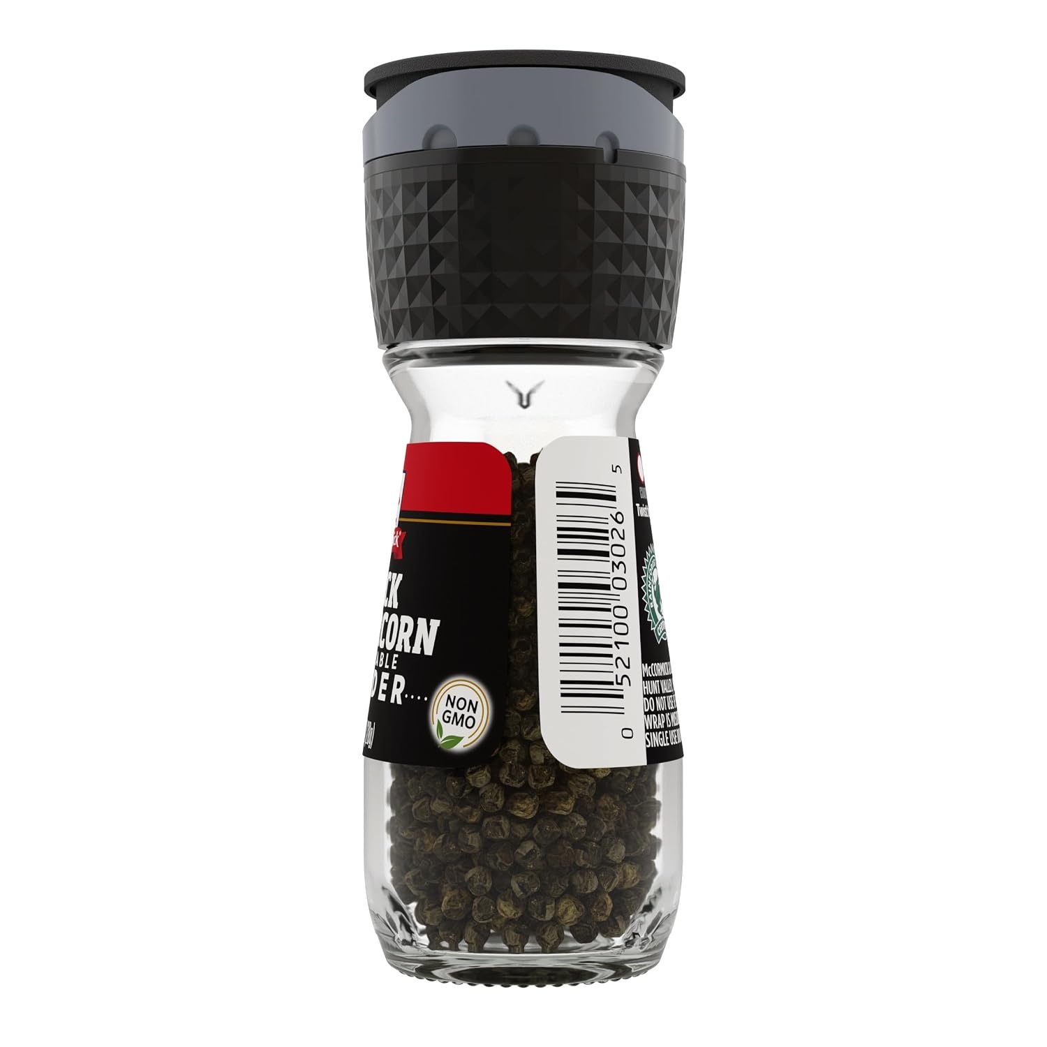 image:imageMcCormick Black Peppercorn Grinder For Freshly Ground Pepper While Cooking amp Tableside 25 oz1 Ounce Pack of 1