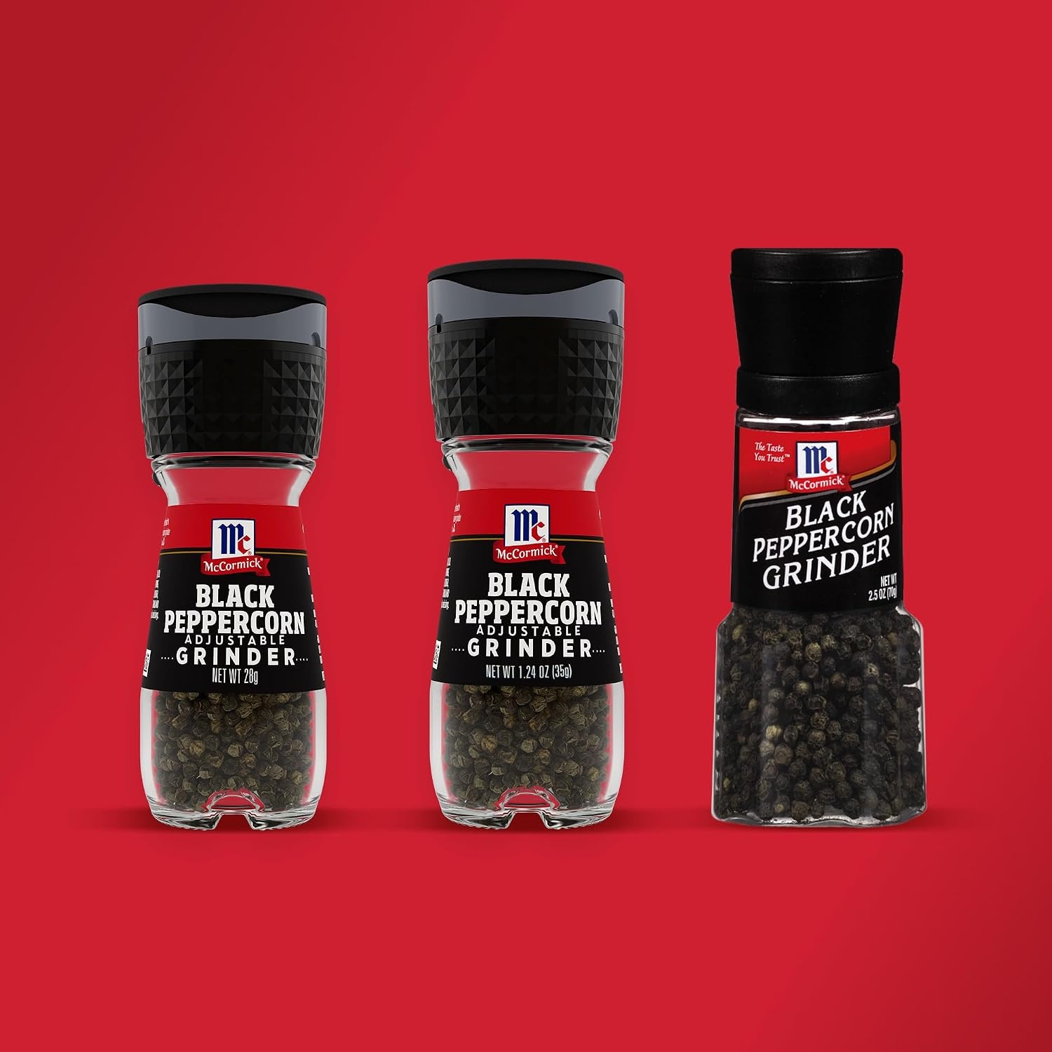image:imageMcCormick Black Peppercorn Grinder For Freshly Ground Pepper While Cooking amp Tableside 25 oz1 Ounce Pack of 1