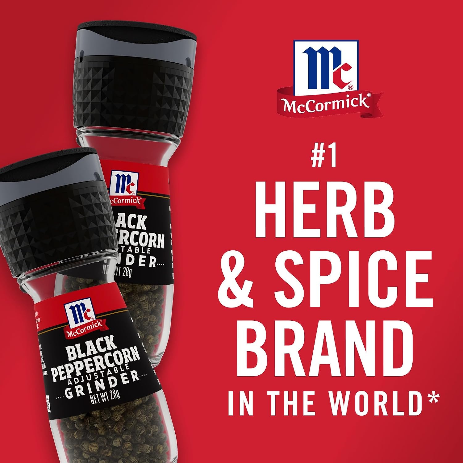 image:imageMcCormick Black Peppercorn Grinder For Freshly Ground Pepper While Cooking amp Tableside 25 oz1 Ounce Pack of 1