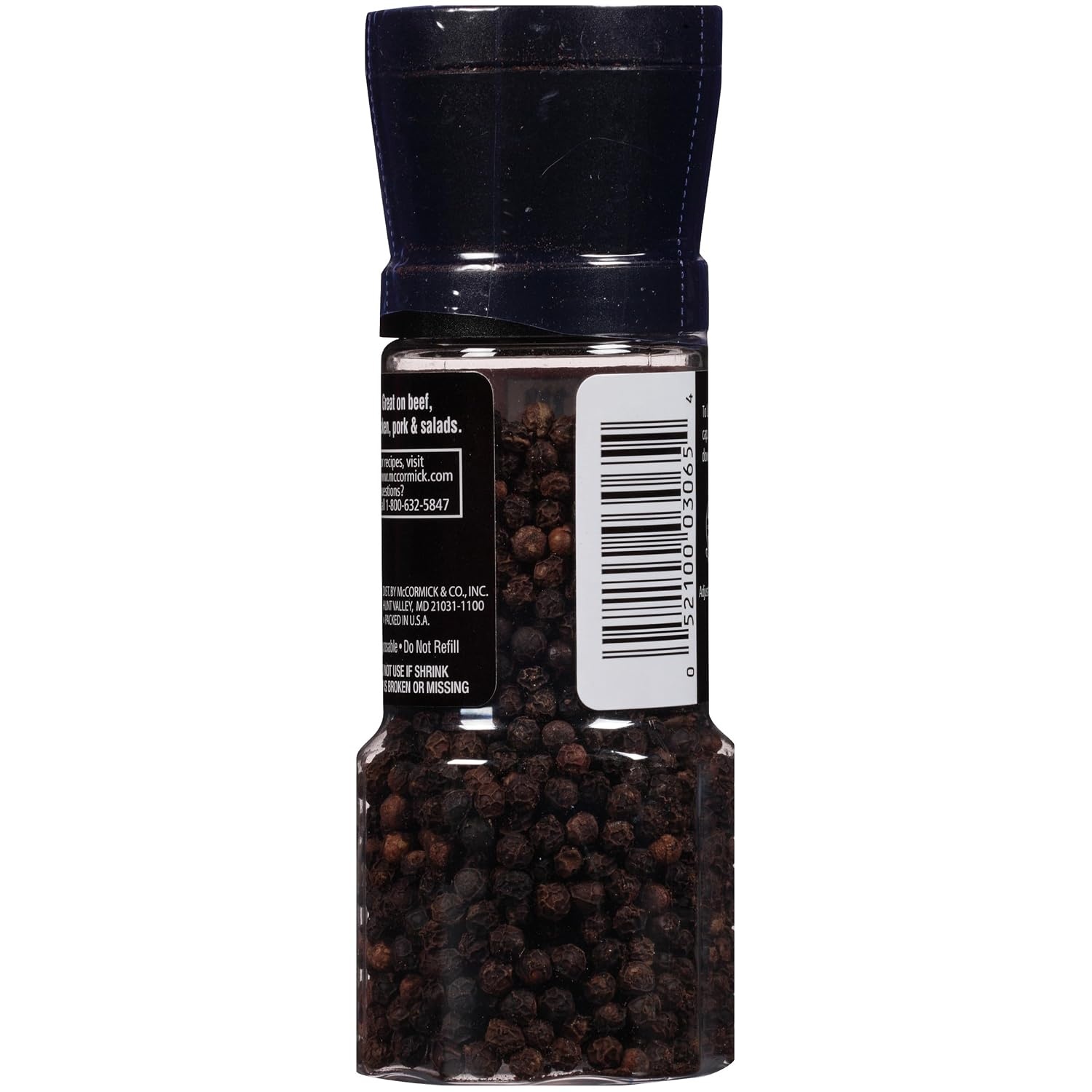 image:imageMcCormick Black Peppercorn Grinder For Freshly Ground Pepper While Cooking amp Tableside 25 oz25 Ounce Pack of 1