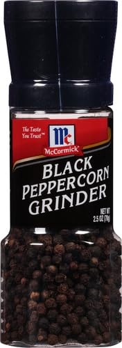 image:imageMcCormick Black Peppercorn Grinder For Freshly Ground Pepper While Cooking amp Tableside 25 oz25 Ounce Pack of 1