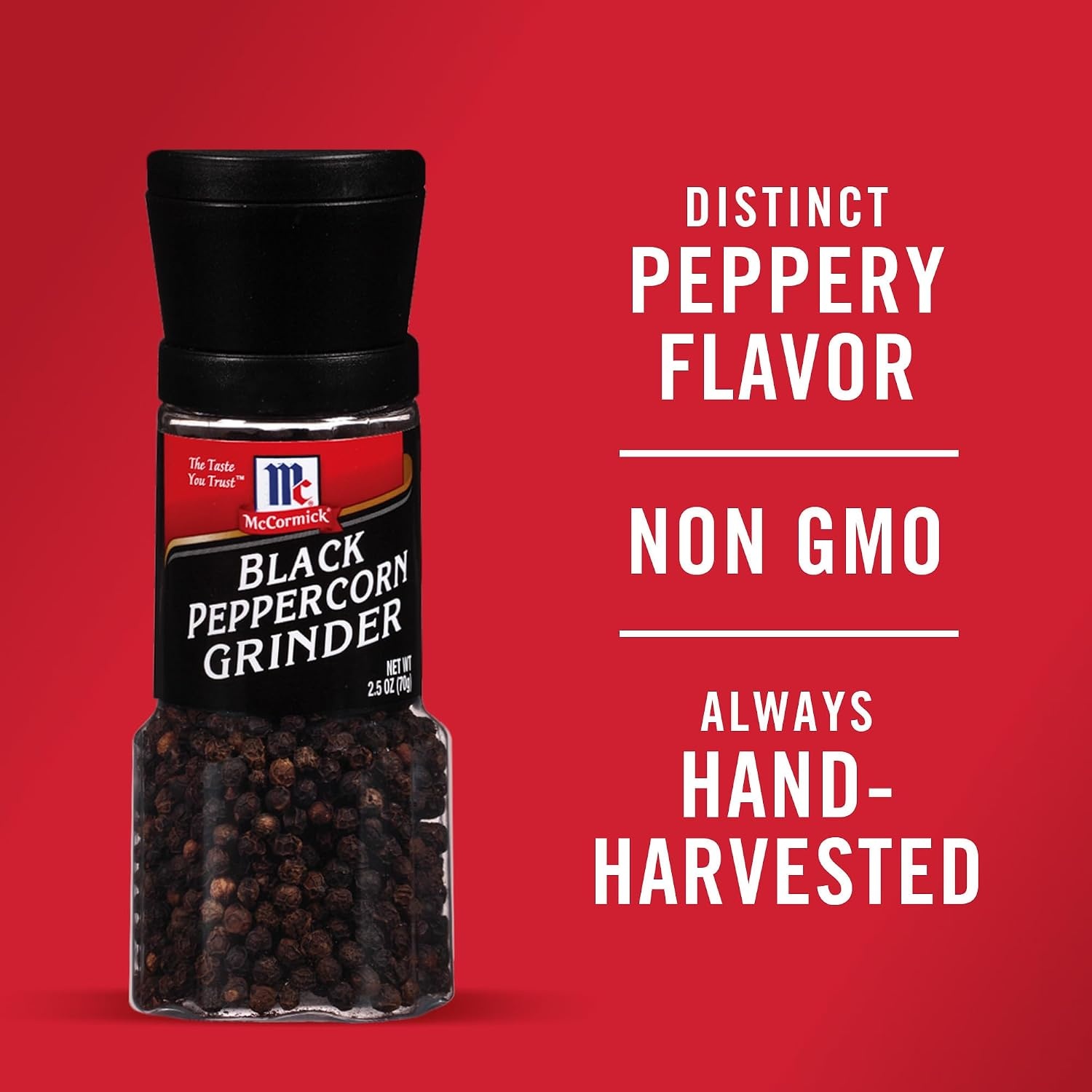 image:imageMcCormick Black Peppercorn Grinder For Freshly Ground Pepper While Cooking amp Tableside 25 oz25 Ounce Pack of 1