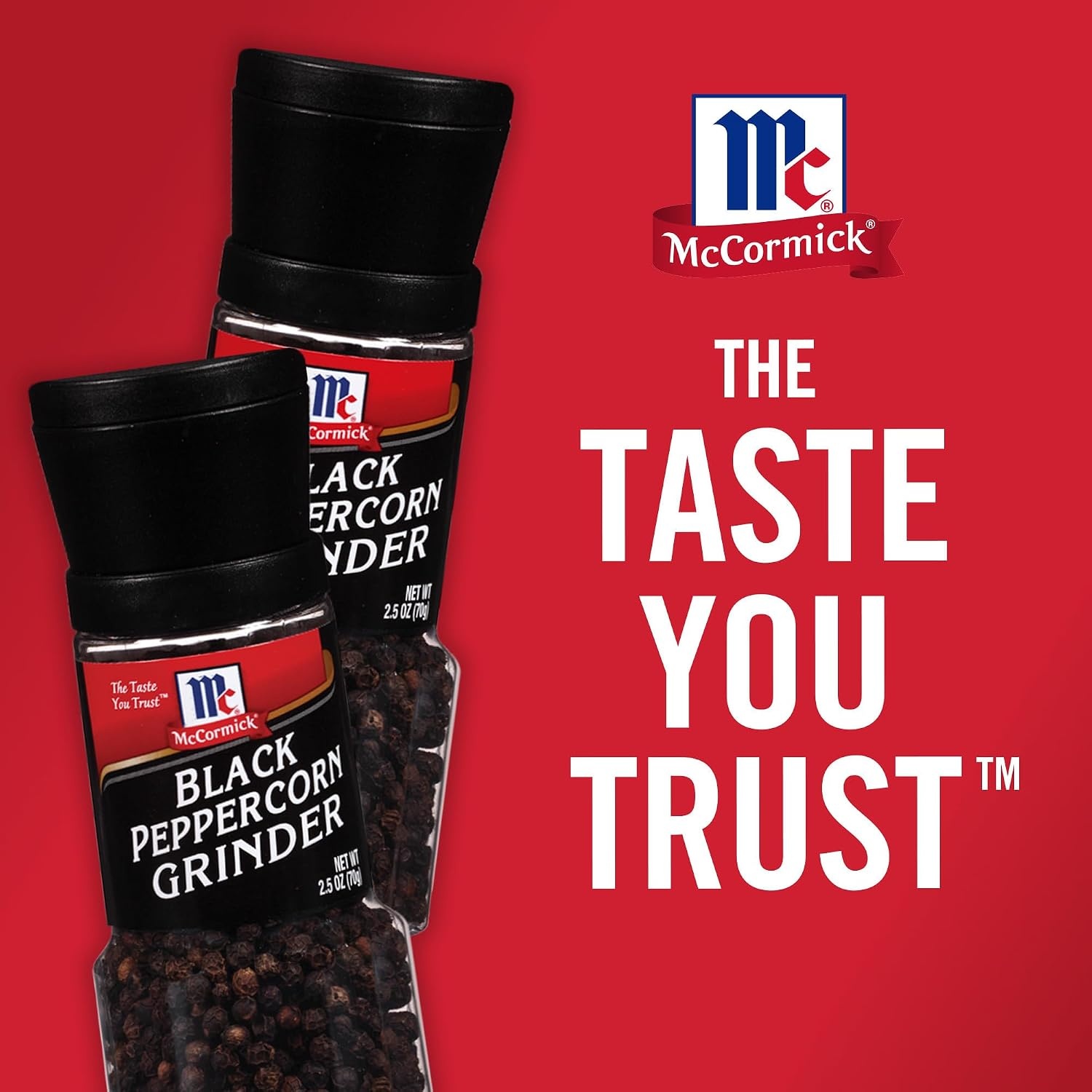 image:imageMcCormick Black Peppercorn Grinder For Freshly Ground Pepper While Cooking amp Tableside 25 oz25 Ounce Pack of 1