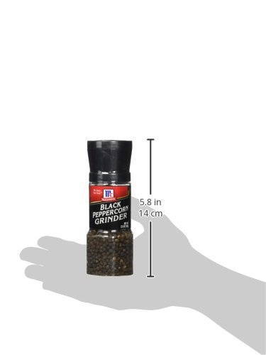 image:imageMcCormick Black Peppercorn Grinder For Freshly Ground Pepper While Cooking amp Tableside 25 oz25 Ounce Pack of 2