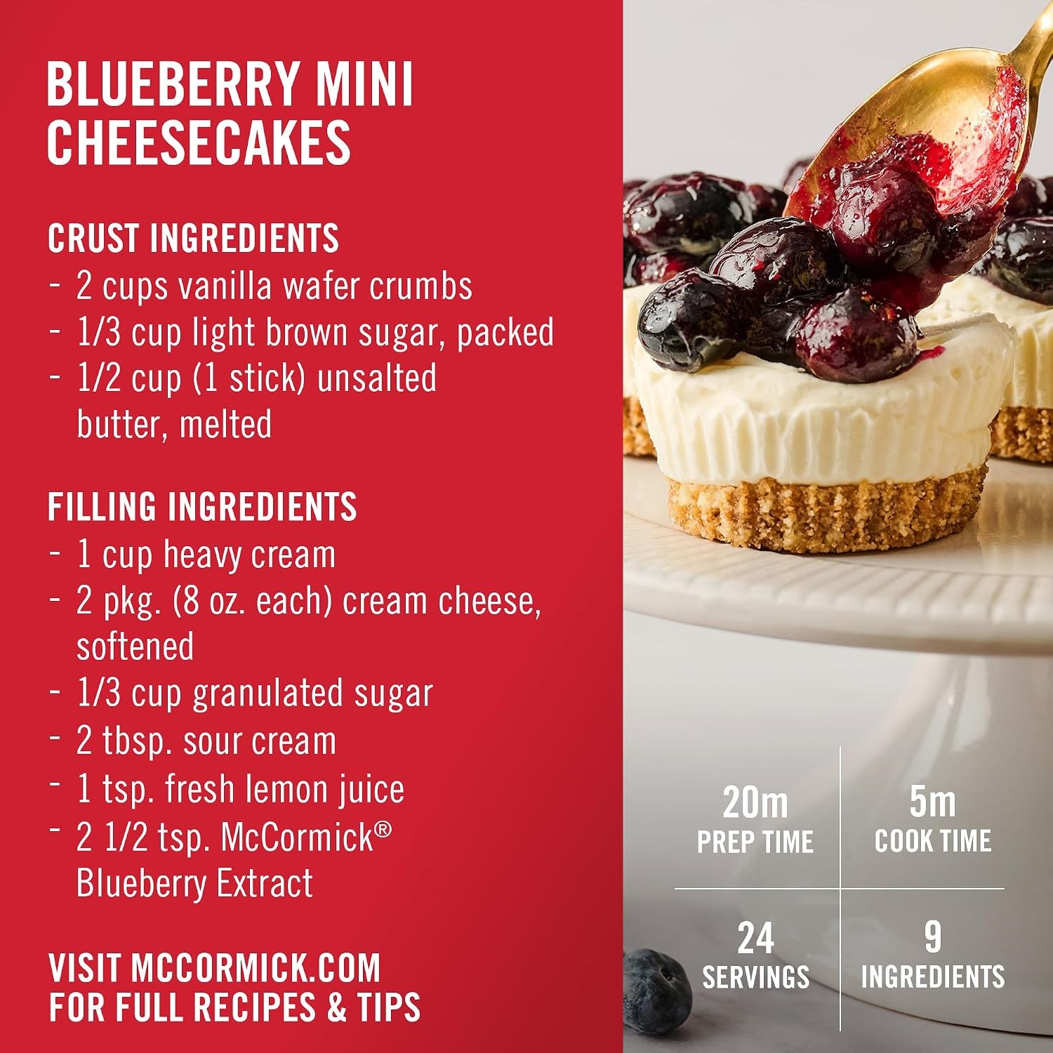 image:imageMcCormick Blueberry Extract with Other Natural Flavors Distinctive Sweet Blueberry Flavor and Aroma for Baking Cookies Cake and Muffins and Beverages Like Lemonade Mocktails and Smoothies 1 fl oz Pack of 6