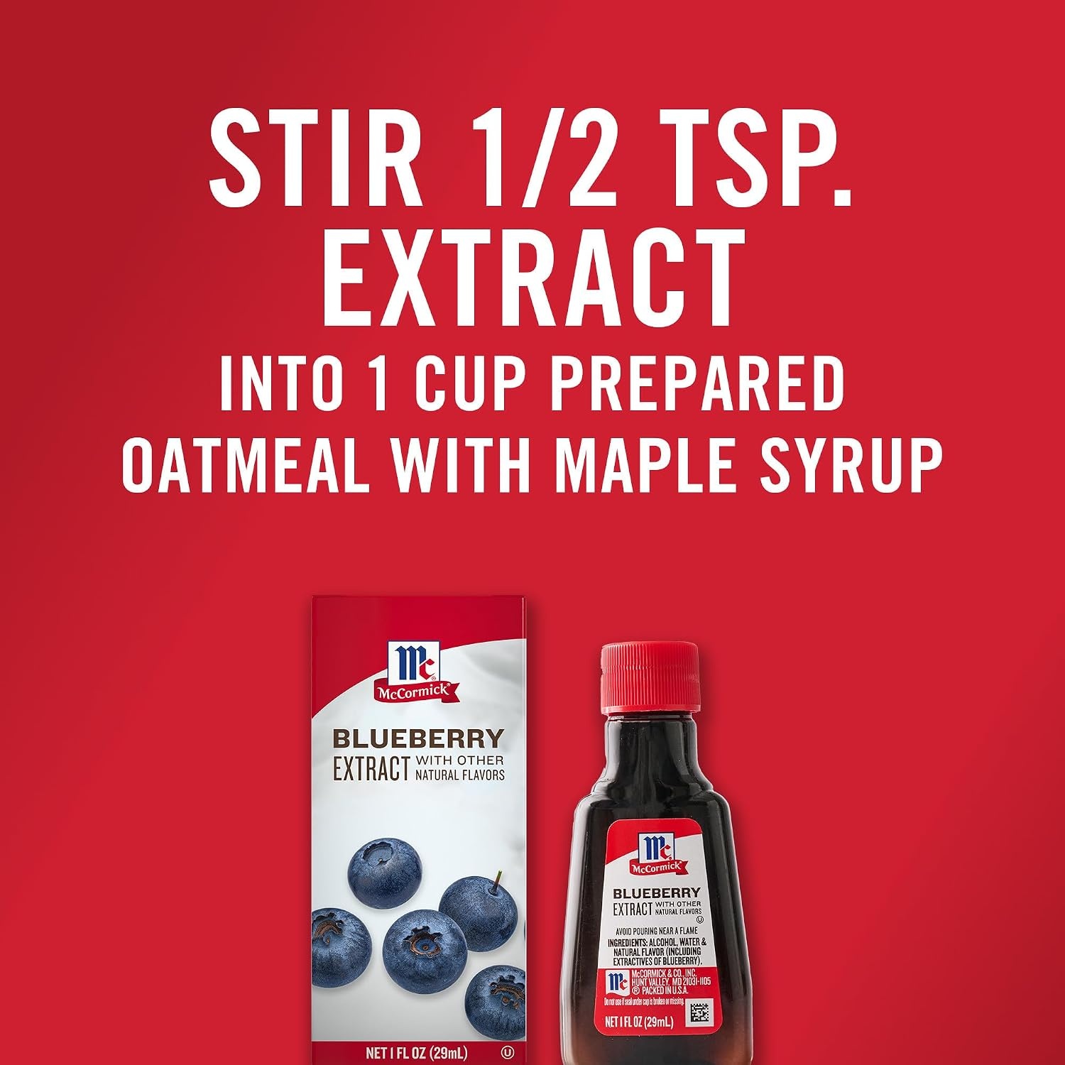 image:imageMcCormick Blueberry Extract with Other Natural Flavors Distinctive Sweet Blueberry Flavor and Aroma for Baking Cookies Cake and Muffins and Beverages Like Lemonade Mocktails and Smoothies 1 fl oz Pack of 6