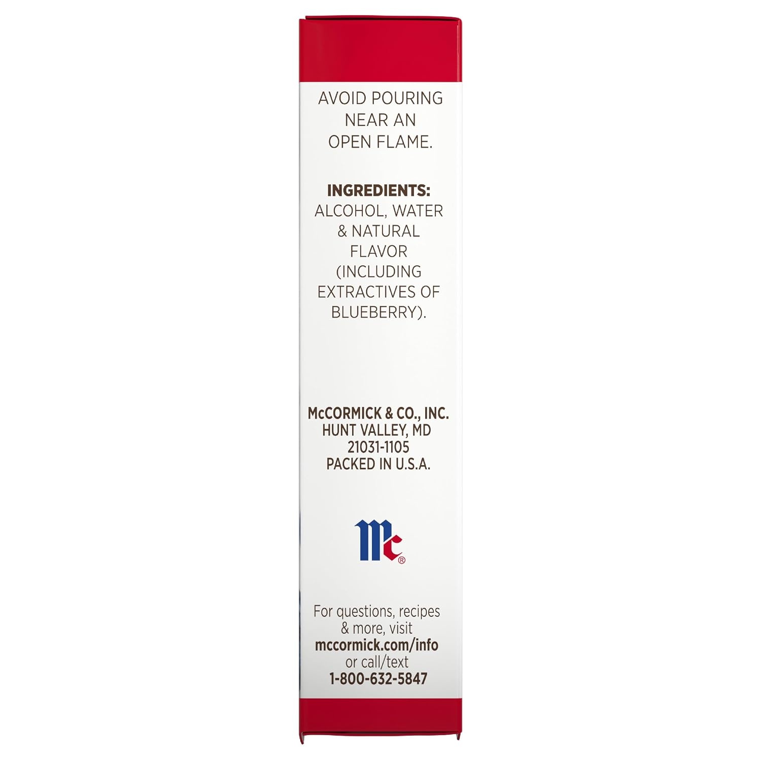 image:imageMcCormick Blueberry Extract with Other Natural Flavors Distinctive Sweet Blueberry Flavor and Aroma for Baking Cookies Cake and Muffins and Beverages Like Lemonade Mocktails and Smoothies 1 fl oz Pack of 6