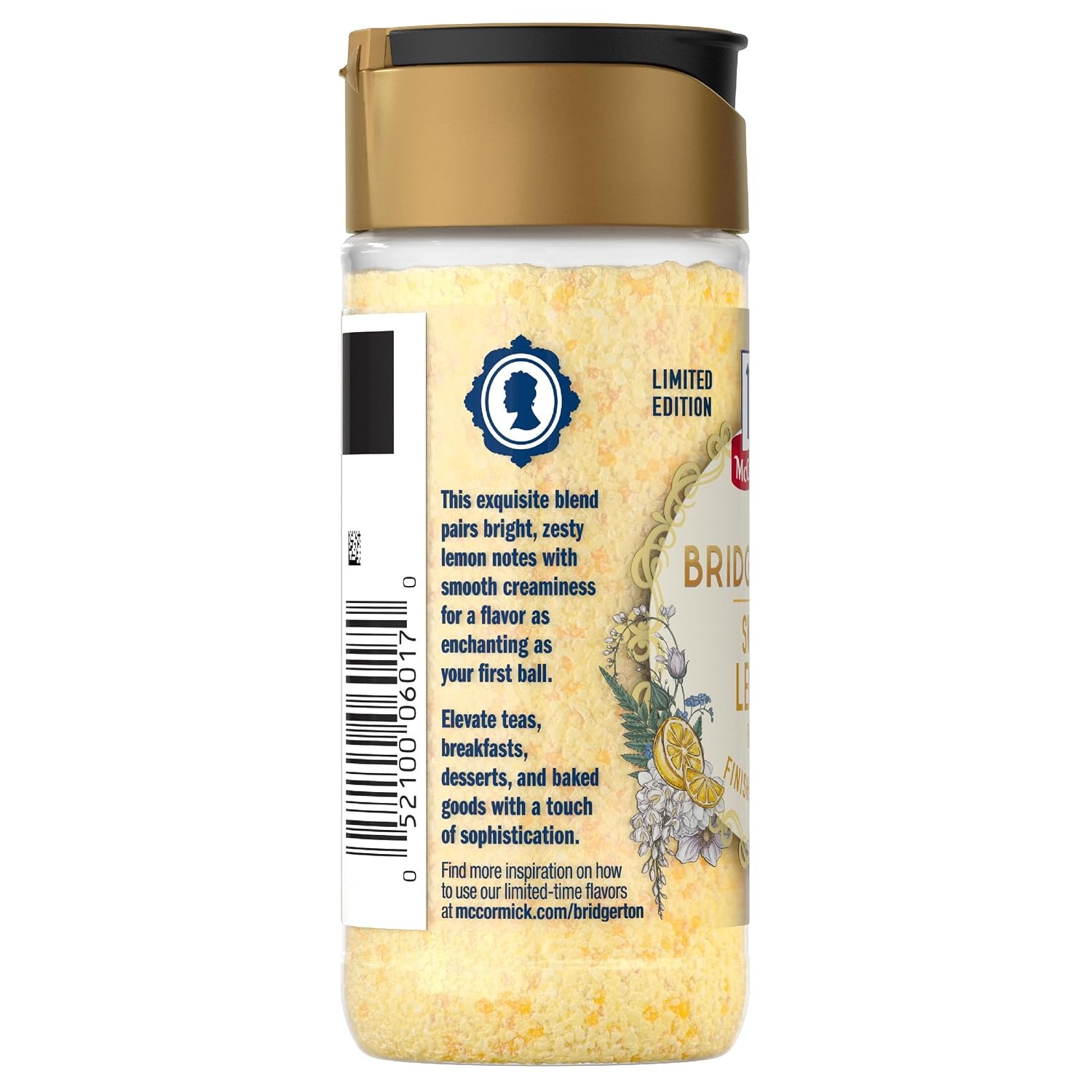 image:imageMcCormick Bridgerton Finishing Sugar Sweet Lemon Limited Edition Exquisite Lemon Flavor For Elevating Baked Goods and Beverages Garnishing and More 36 oz36 Ounce Pack of 1