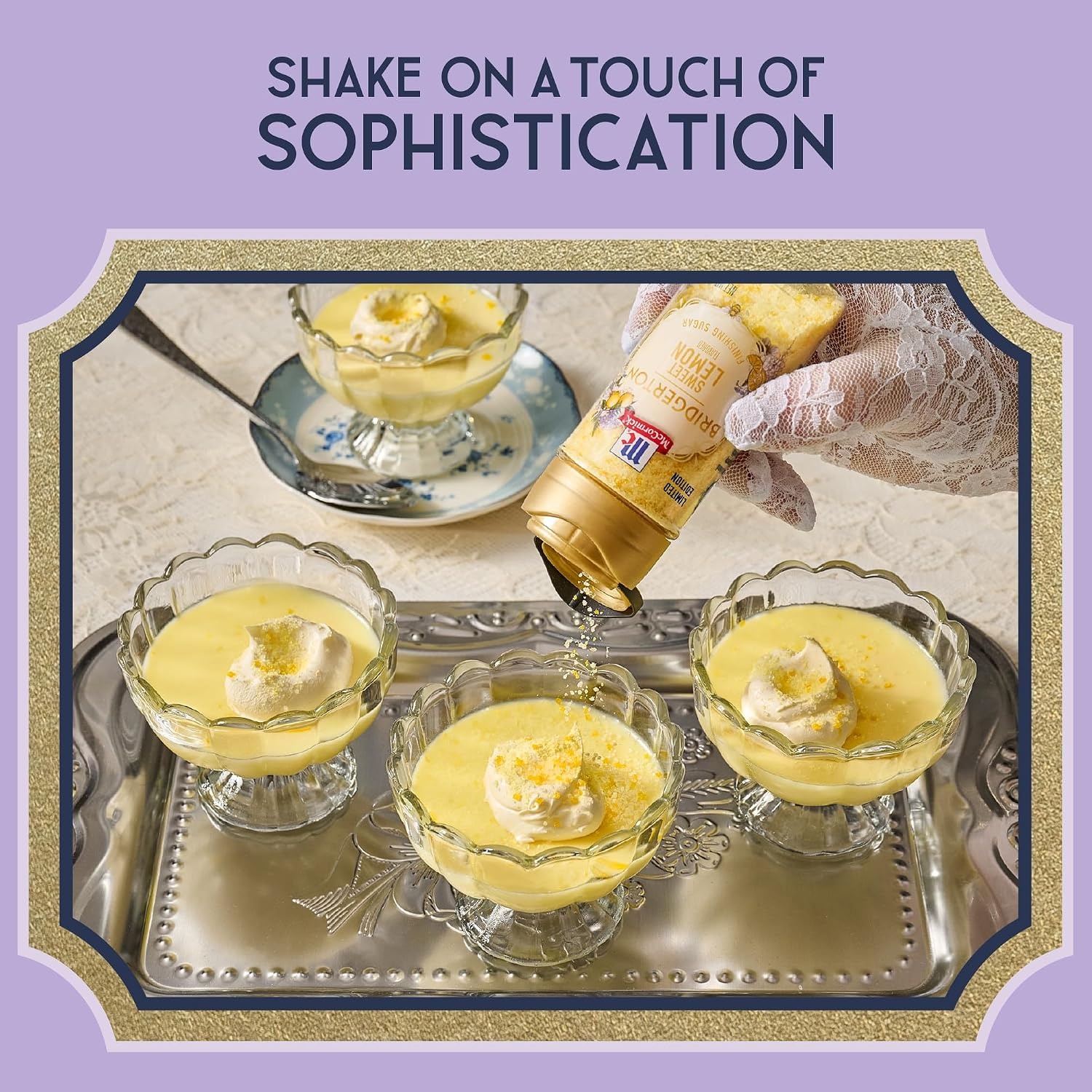 image:imageMcCormick Bridgerton Finishing Sugar Sweet Lemon Limited Edition Exquisite Lemon Flavor For Elevating Baked Goods and Beverages Garnishing and More 36 oz36 Ounce Pack of 1