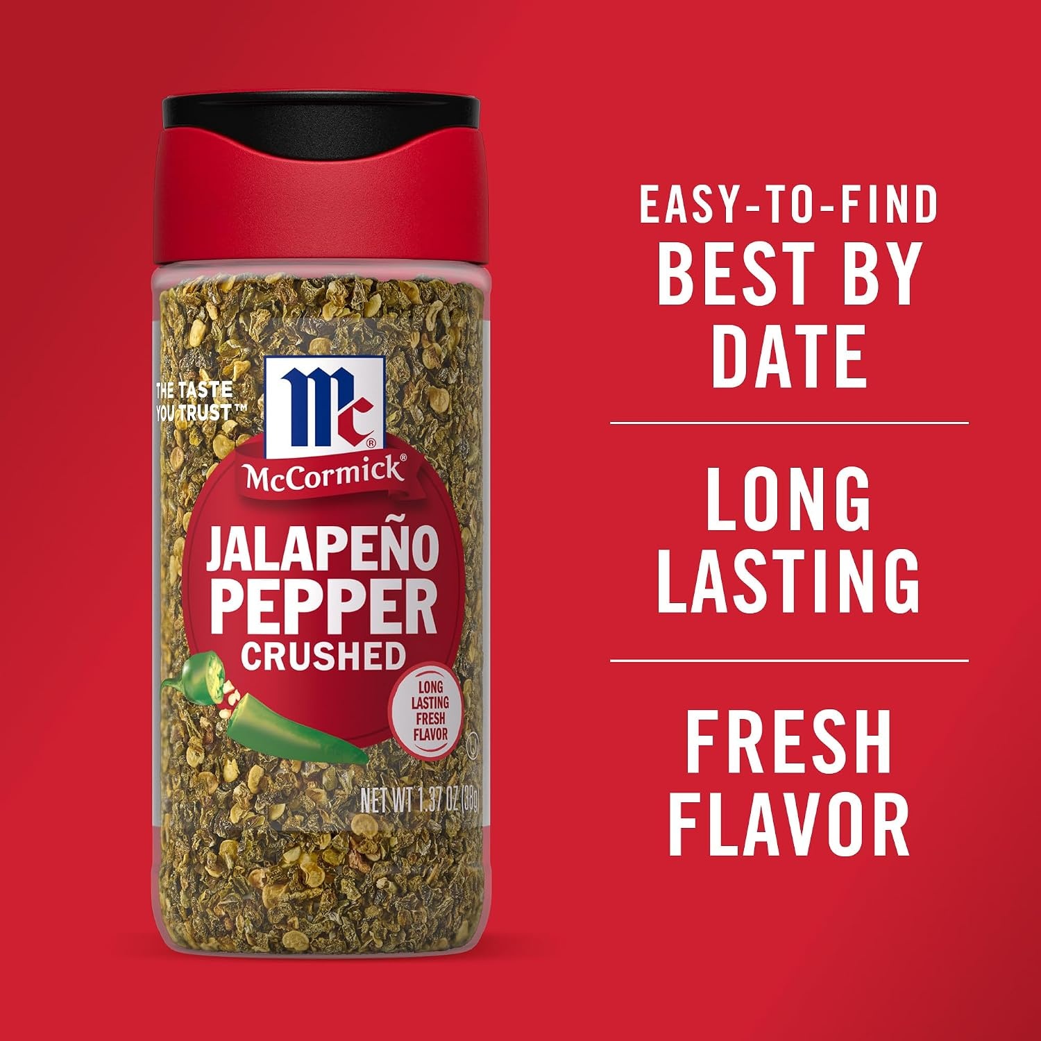 image:imageMcCormick Crushed Jalapeo Pepper 137 oz Pack of 6137 Ounce Pack of 1