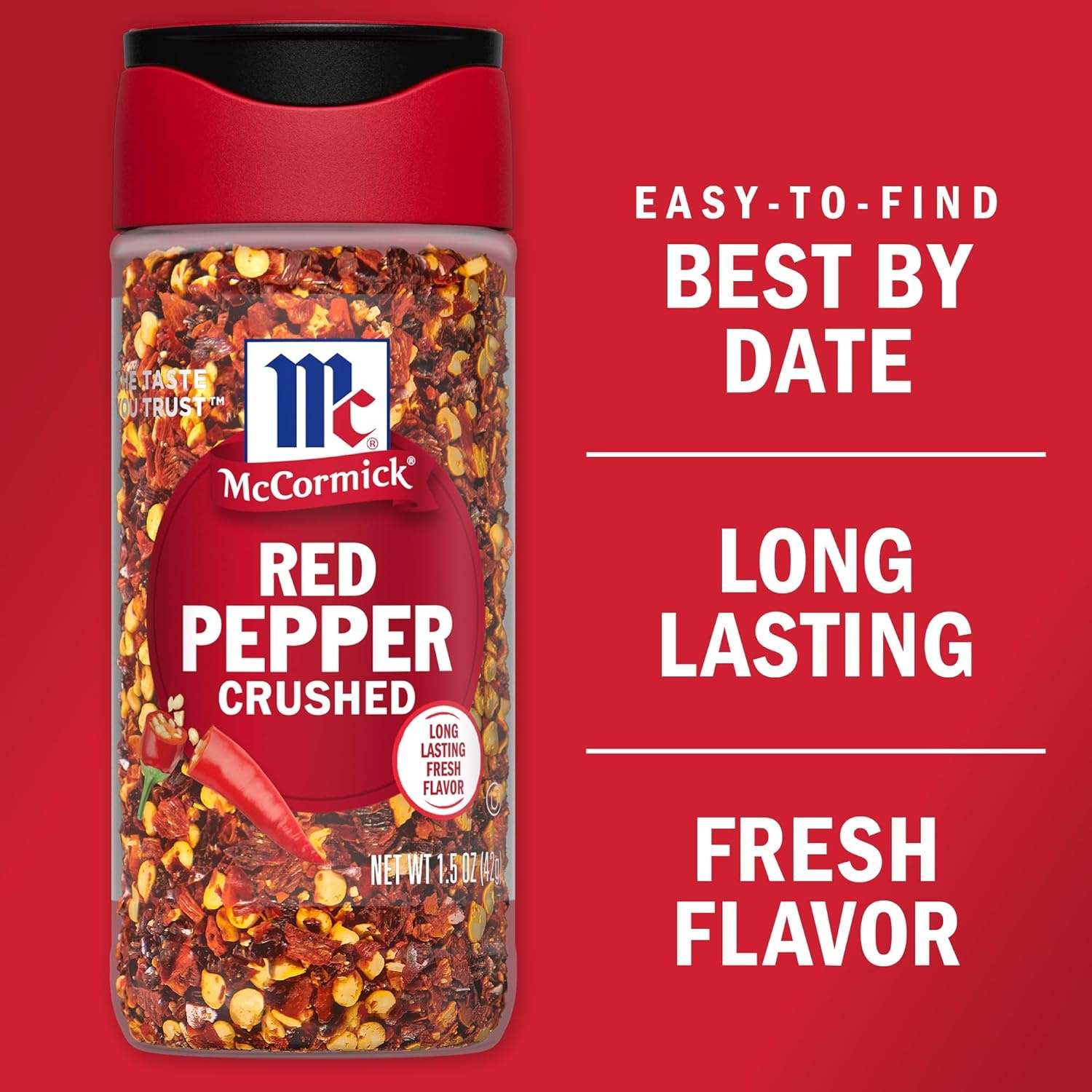 image:imageMcCormick Crushed Red Pepper 262 oz Pack of 1215 Ounce Pack of 6