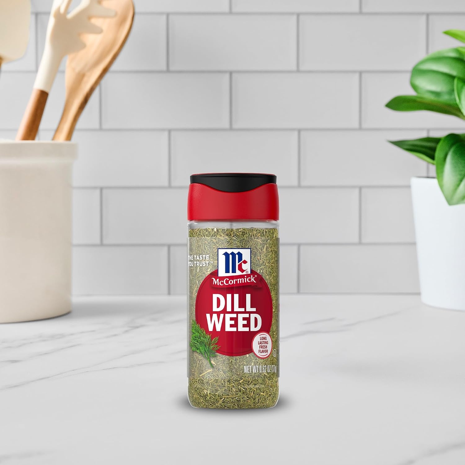 image:imageMcCormick Dill Weed Sweet Bright amp Grassy Taste Kosher FlavorSealed to Capture Vibrant Flavor Mild Flavor Pairs Well with Poultry Fish Potatoes amp Sauces 062 oz
