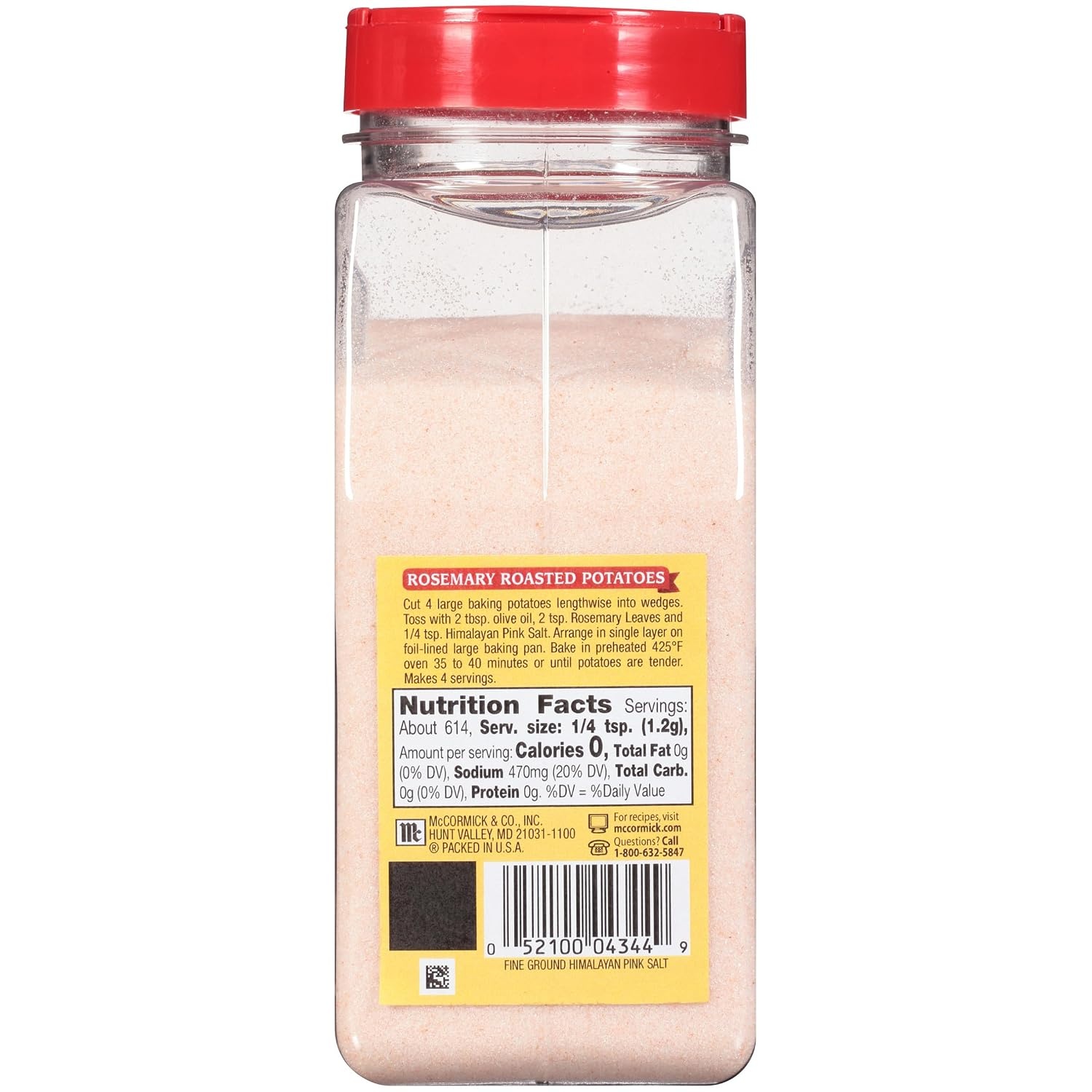 image:imageMcCormick Fine Ground Mediterranean Sea Salt 2825 ozHimalayan Pink Salt