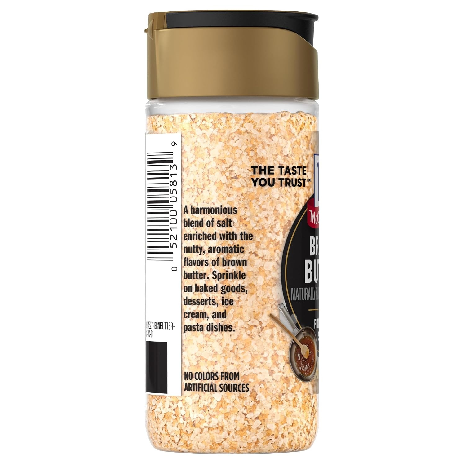 image:imageMcCormick Finishing Salt Brown Butter Sea Salt amp Nutty Aromatic Flavor For Baked Goods Desserts Ice Cream amp Pasta Kosher 412 oz412 Ounce Pack of 1