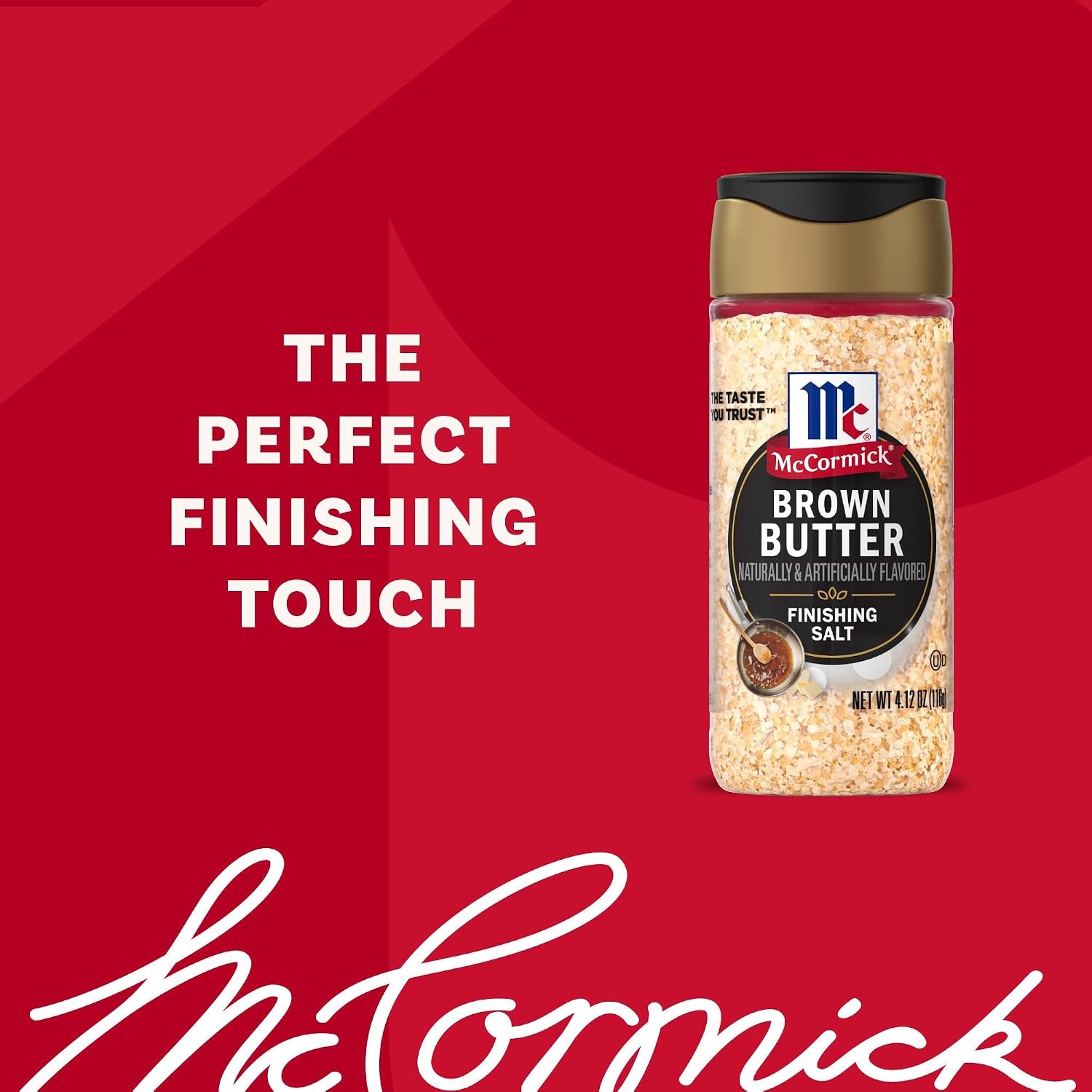 image:imageMcCormick Finishing Salt Brown Butter Sea Salt amp Nutty Aromatic Flavor For Baked Goods Desserts Ice Cream amp Pasta Kosher 412 oz412 Ounce Pack of 1