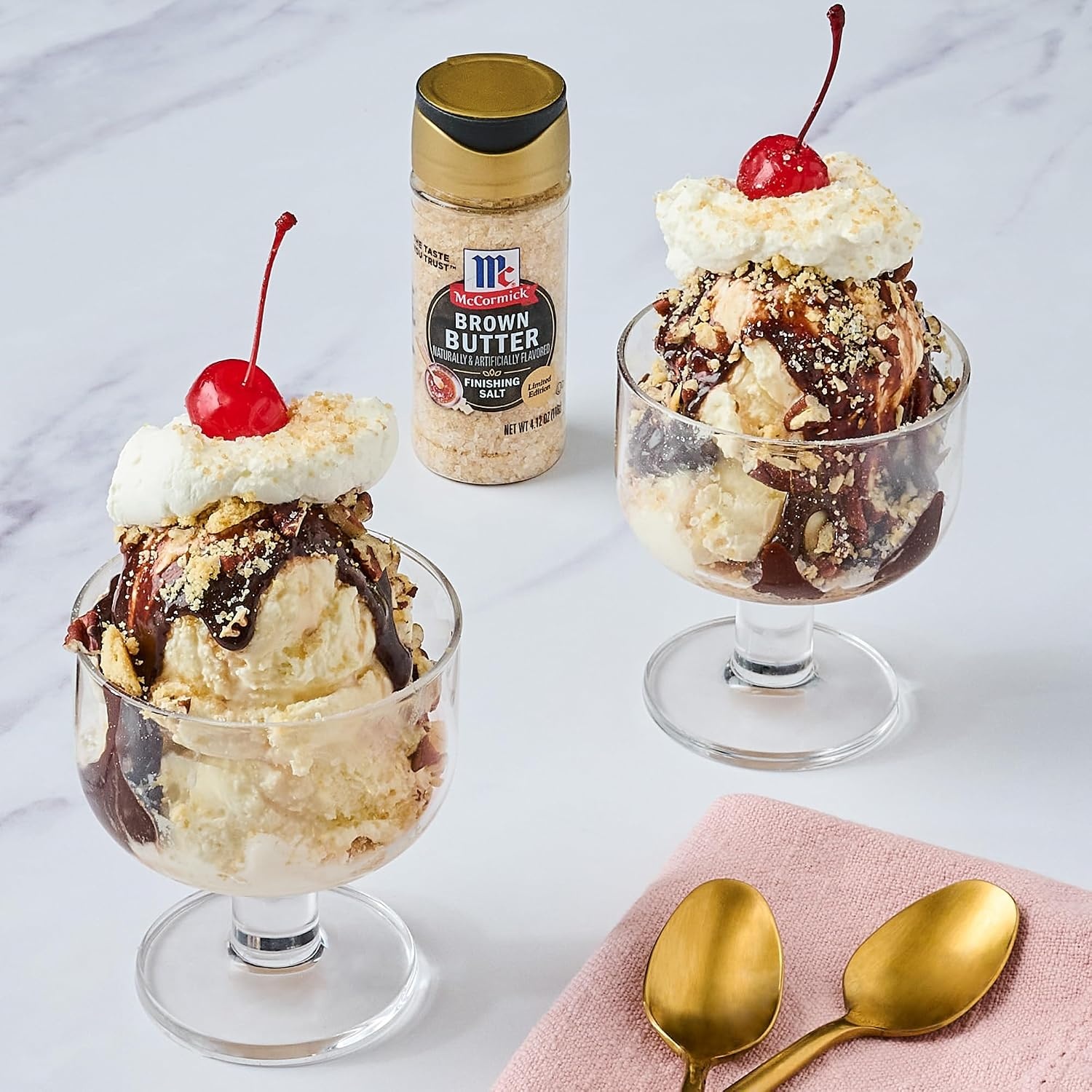 image:imageMcCormick Finishing Salt Brown Butter Sea Salt amp Nutty Aromatic Flavor For Baked Goods Desserts Ice Cream amp Pasta Kosher 412 oz412 Ounce Pack of 2