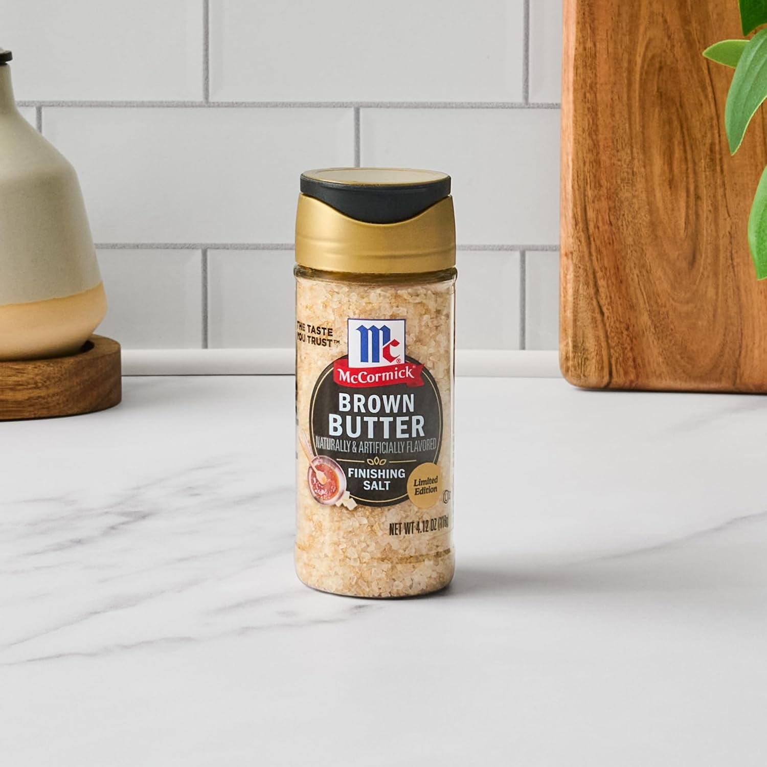 image:imageMcCormick Finishing Salt Brown Butter Sea Salt amp Nutty Aromatic Flavor For Baked Goods Desserts Ice Cream amp Pasta Kosher 412 oz412 Ounce Pack of 2