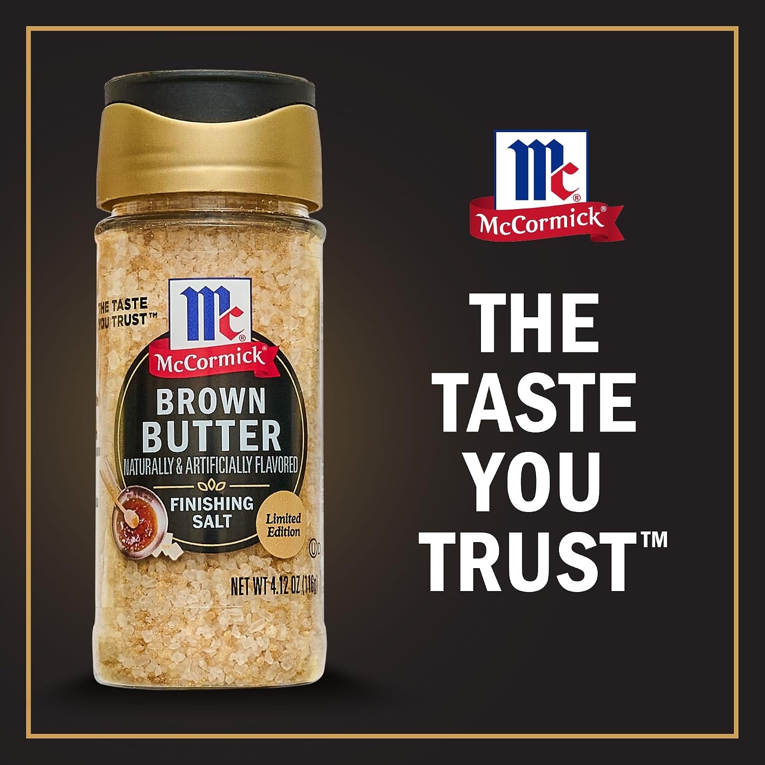 image:imageMcCormick Finishing Salt Brown Butter Sea Salt amp Nutty Aromatic Flavor For Baked Goods Desserts Ice Cream amp Pasta Kosher 412 oz412 Ounce Pack of 2