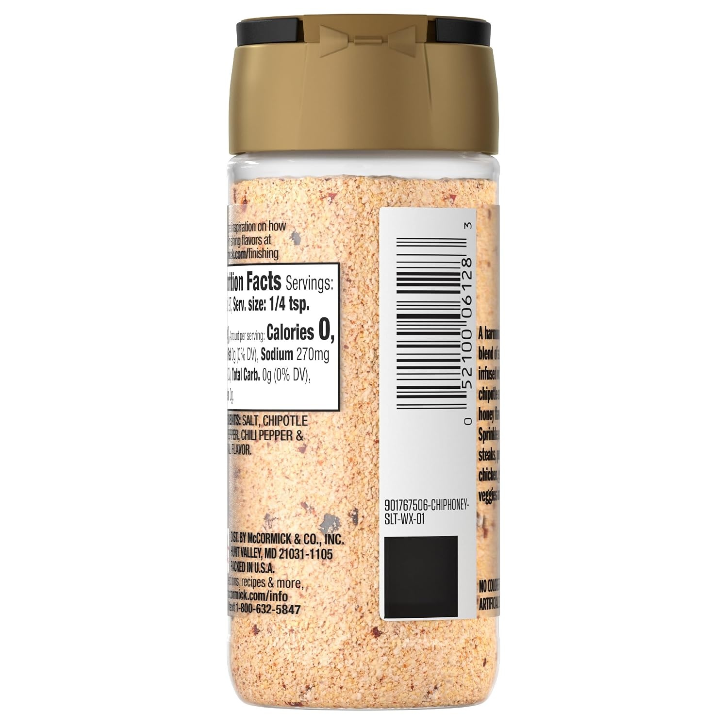 image:imageMcCormick Finishing Salt Honey Chipotle Spicy Chipotle amp Sweet Honey For Steaks Pork Chicken Grilled Veggies amp Fries No Colors from Artificial Sources Kosher 307 oz307 Ounce Pack of 2
