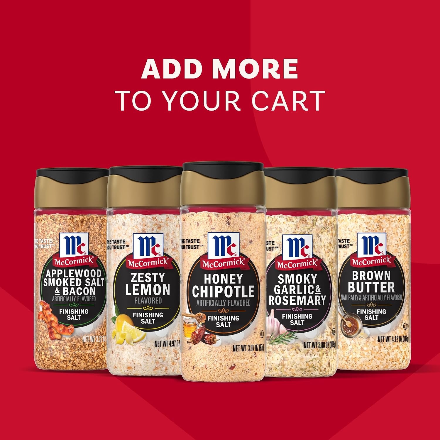 image:imageMcCormick Finishing Salt Honey Chipotle Spicy Chipotle amp Sweet Honey For Steaks Pork Chicken Grilled Veggies amp Fries No Colors from Artificial Sources Kosher 307 oz307 Ounce Pack of 2